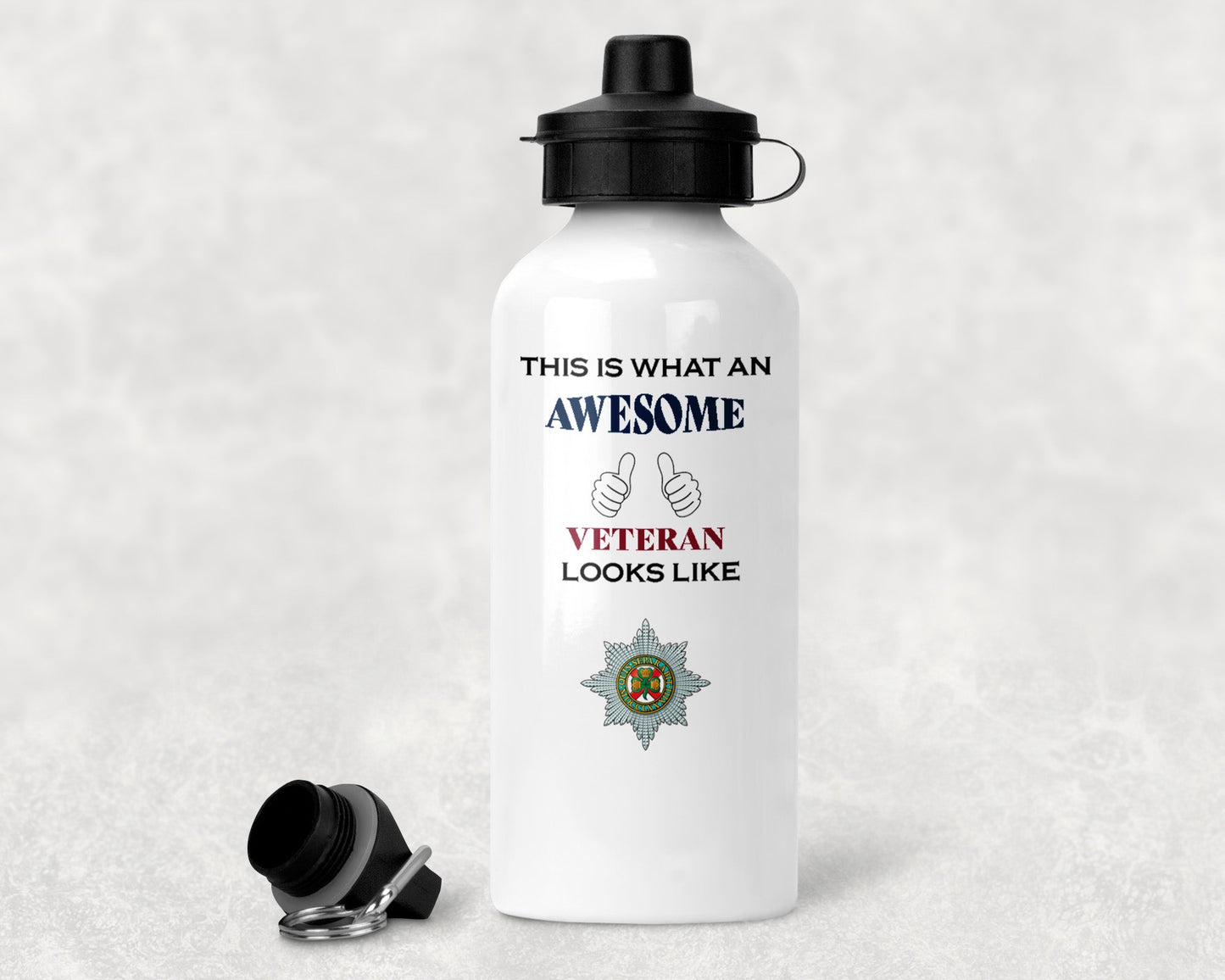 Irish Guards - Veteran - Aluminium Water Bottle