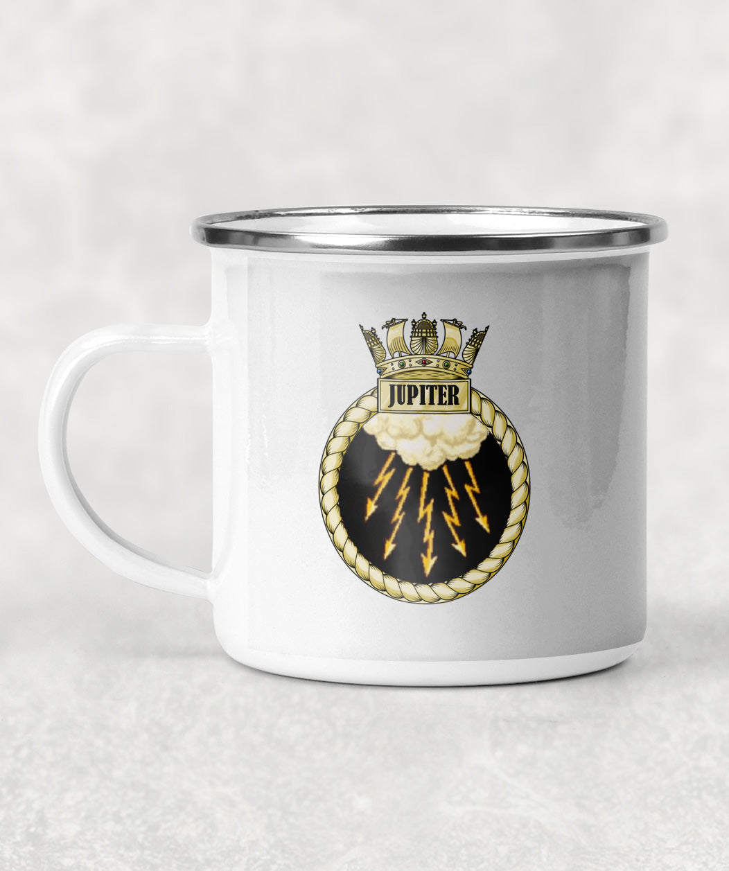 HMS Jupiter - Enamel Mug
