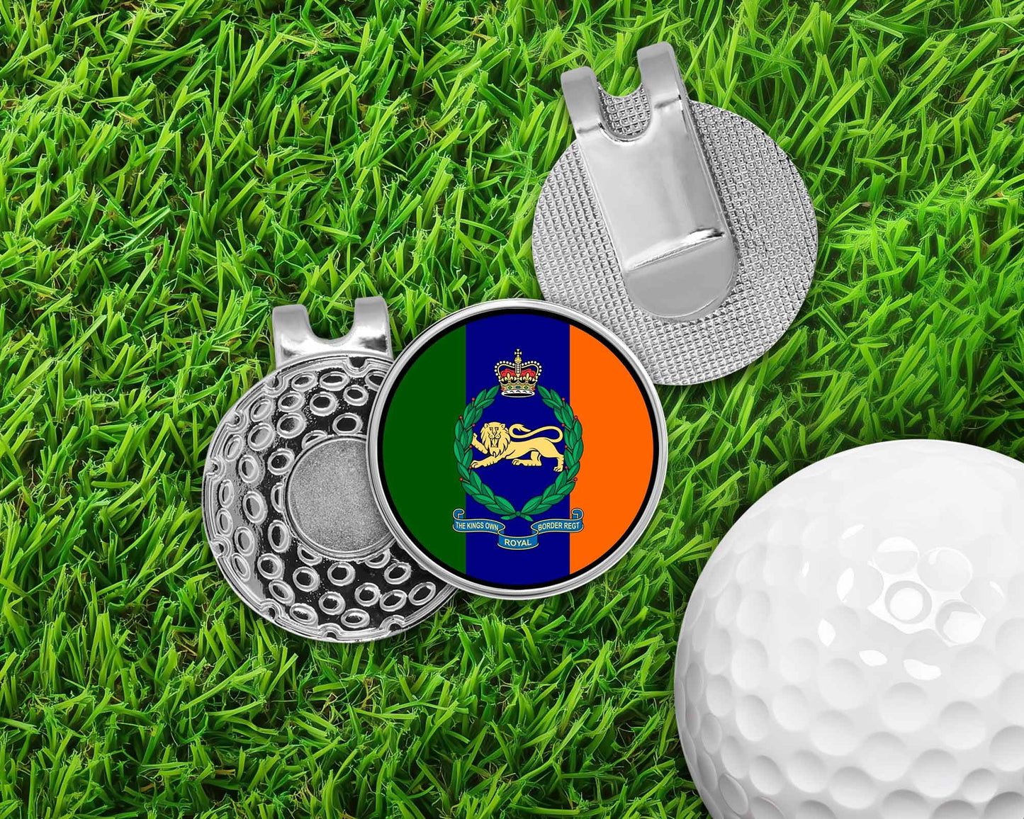 King's Own Royal Border Regiment - Golf Ball Marker Hat Clip