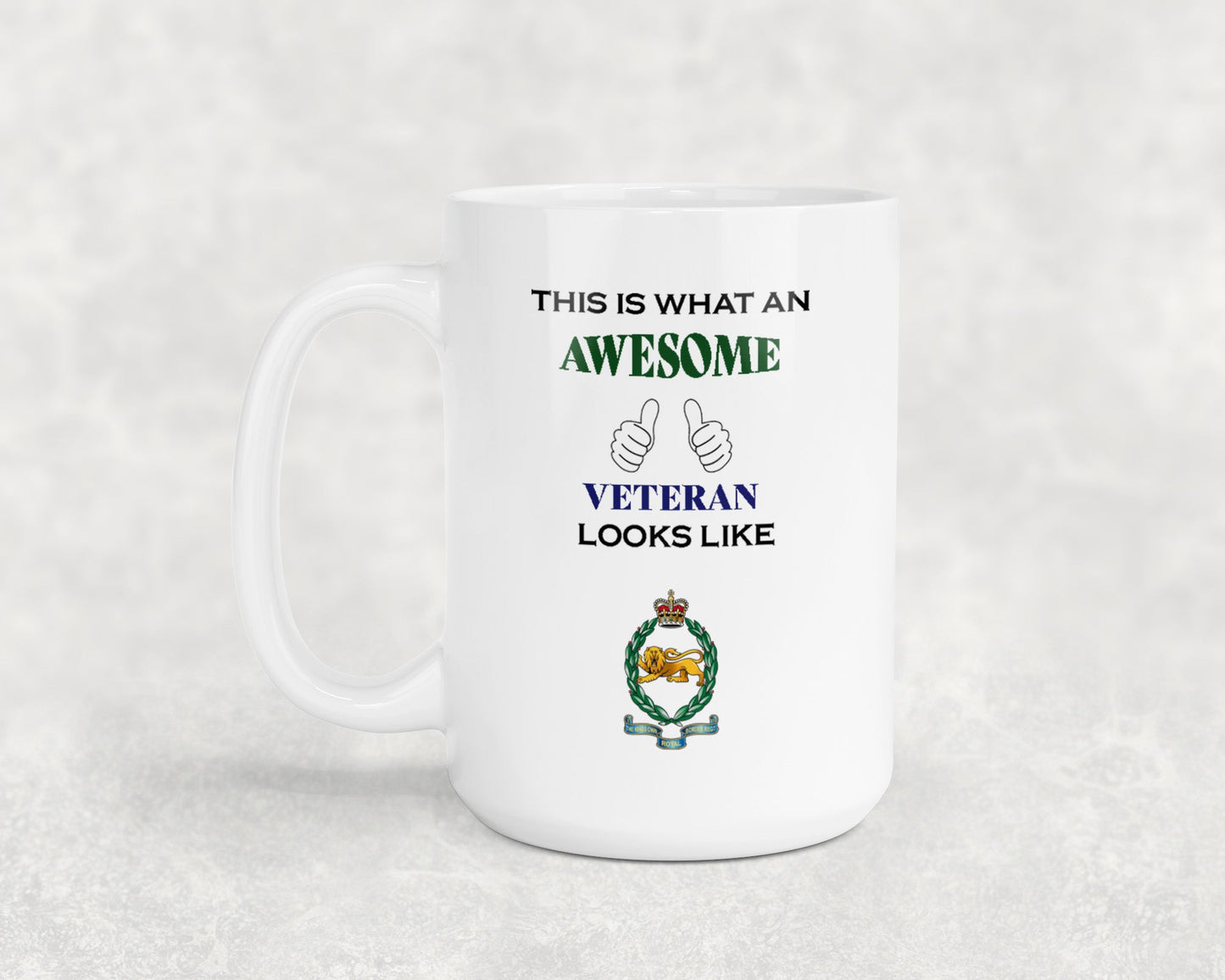 King's Own Royal Border Regiment - Veteran - 15oz Mug