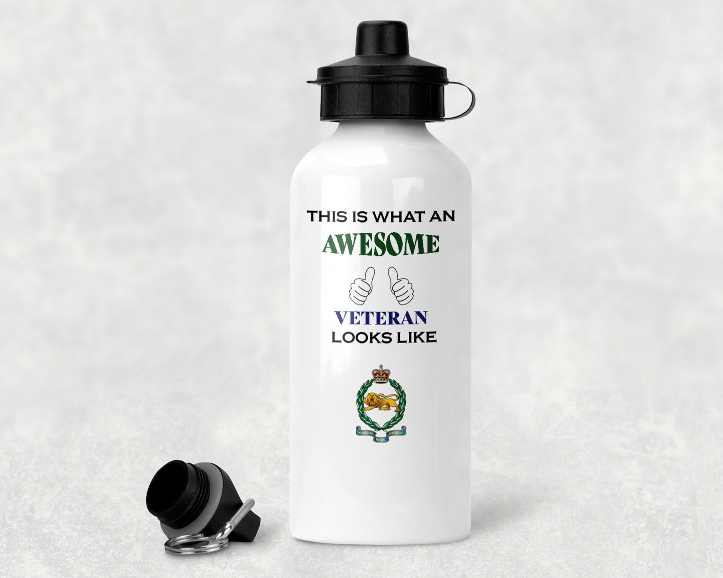 King's Own Royal Border Regiment - Veteran - Aluminium Water Bottle