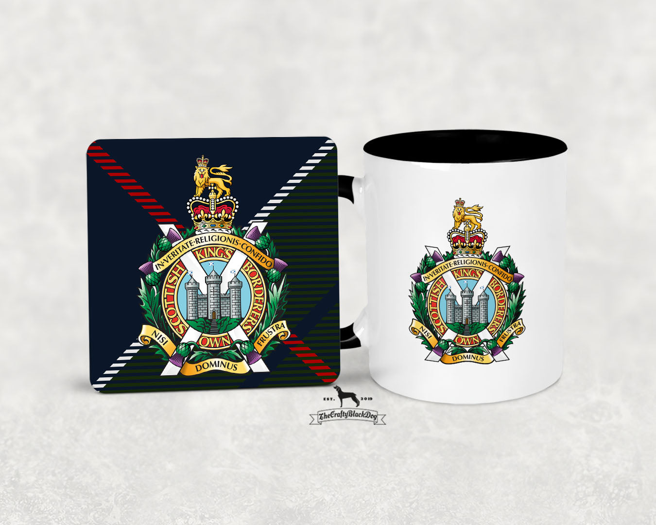 King's Own Scottish Borderers - MUG and COASTER SET