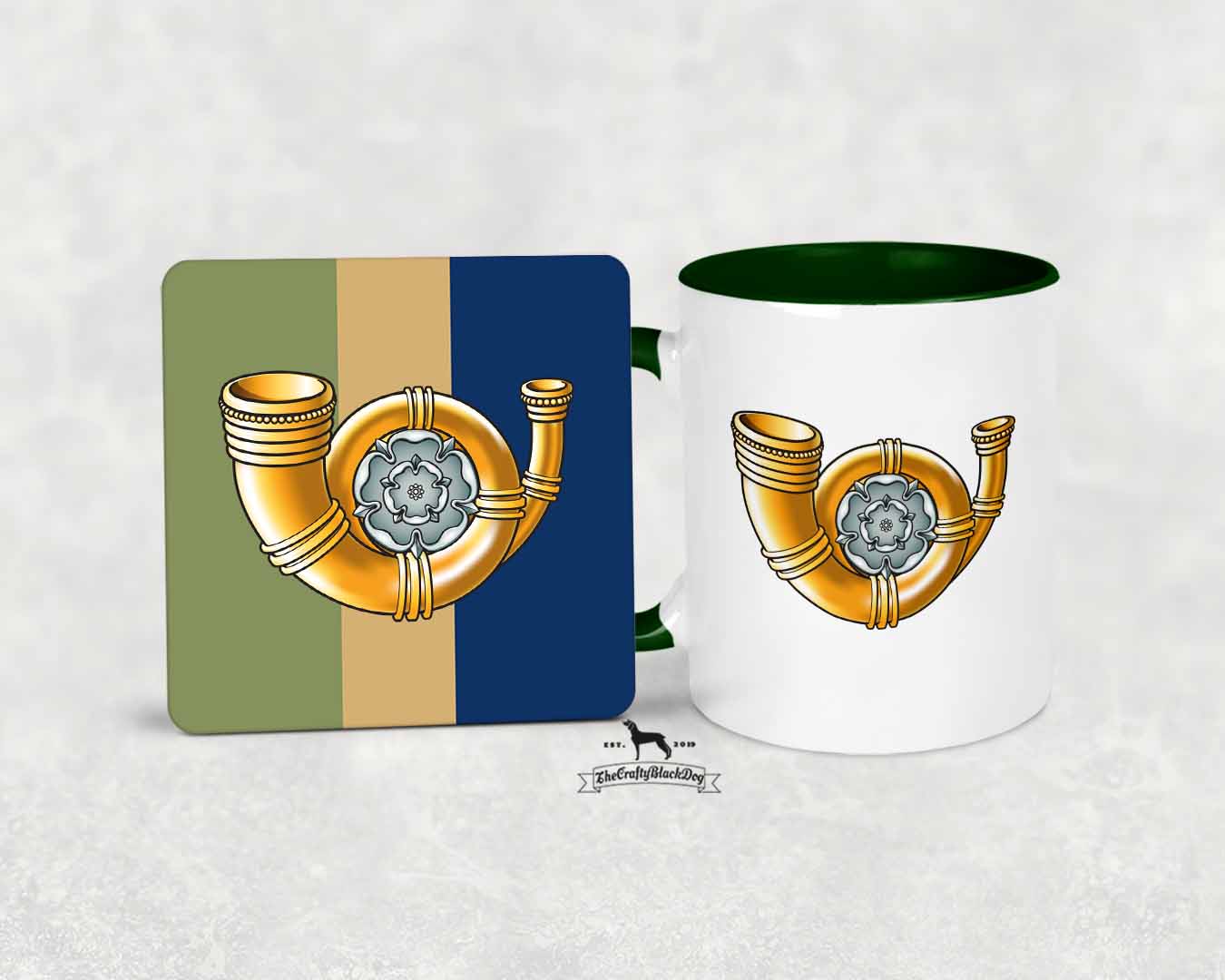 King's Own Yorkshire Light Infantry - - MUG and COASTER SET