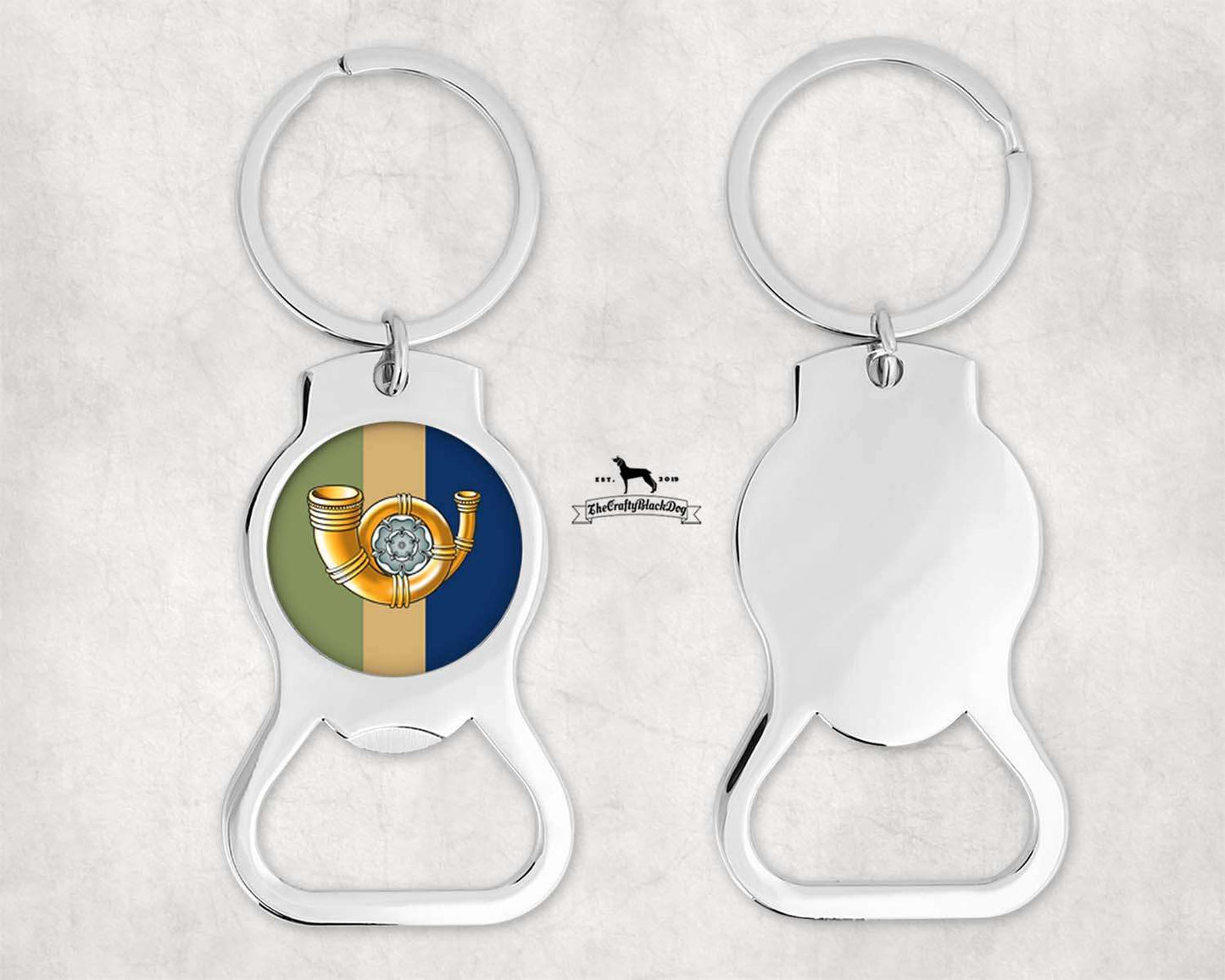 King's Own Yorkshire Light Infantry - Bottle Opener Keyring