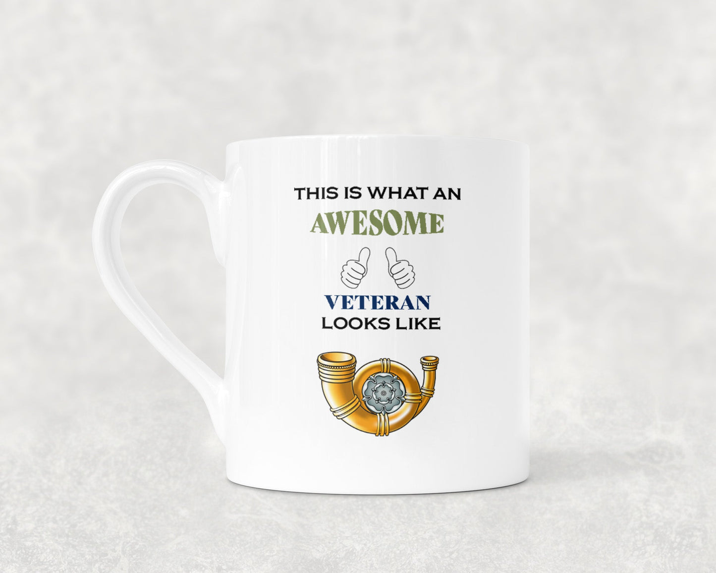 King's Own Yorkshire Light Infantry - Veteran - Bone China Mug