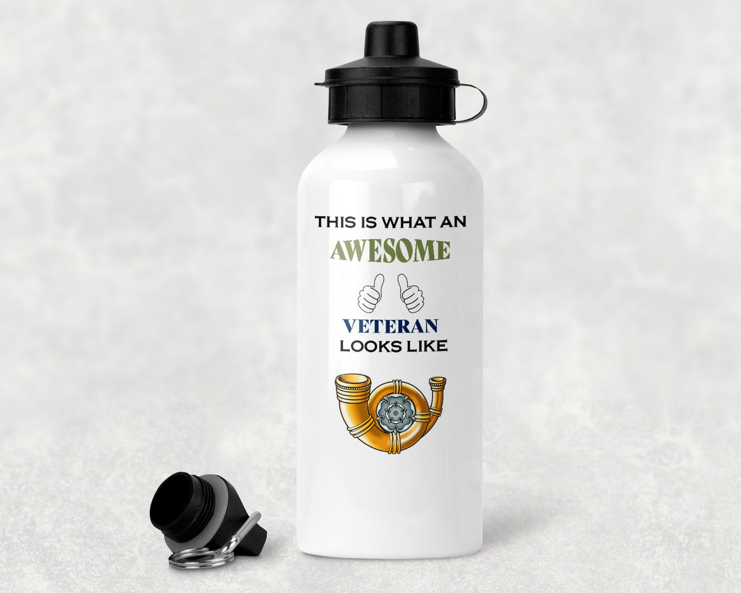 King's Own Yorkshire Light Infantry - Veteran - Aluminium Water Bottle
