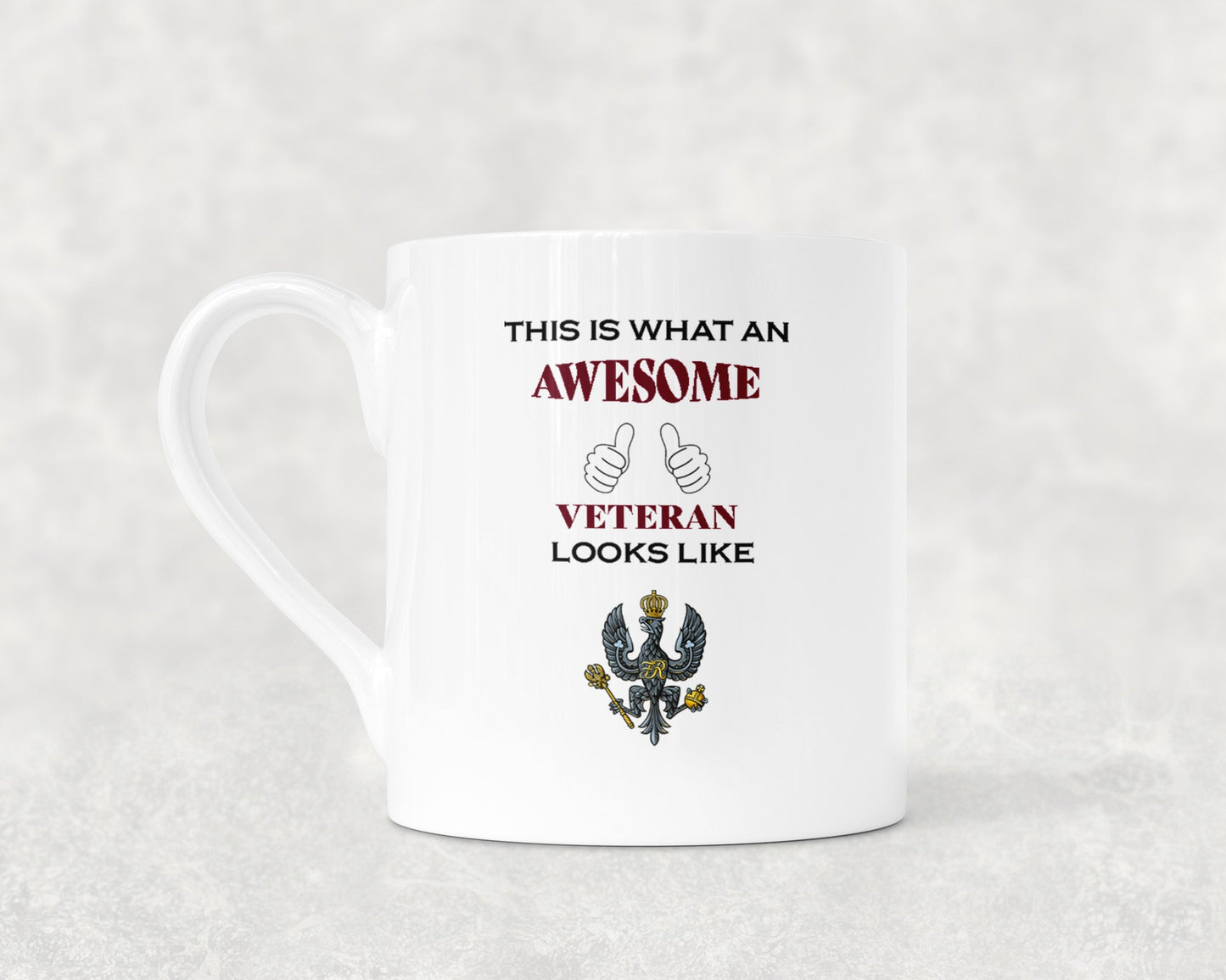King's Royal Hussars - Veteran - Bone China Mug