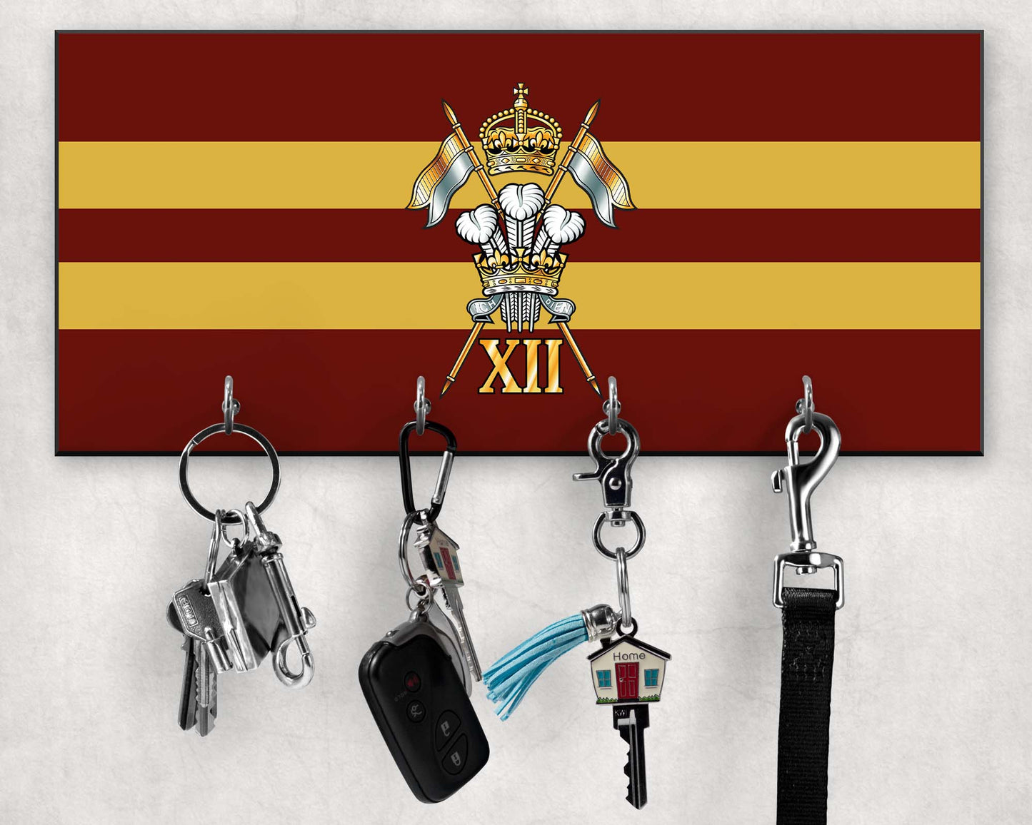 12th Royal Lancers - Wooden Key/Beret Hook