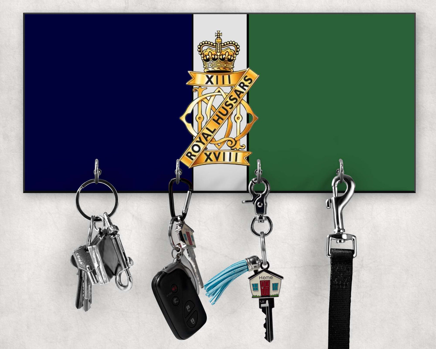 13th/18th Royal Hussars - Wooden Key/Beret Hook