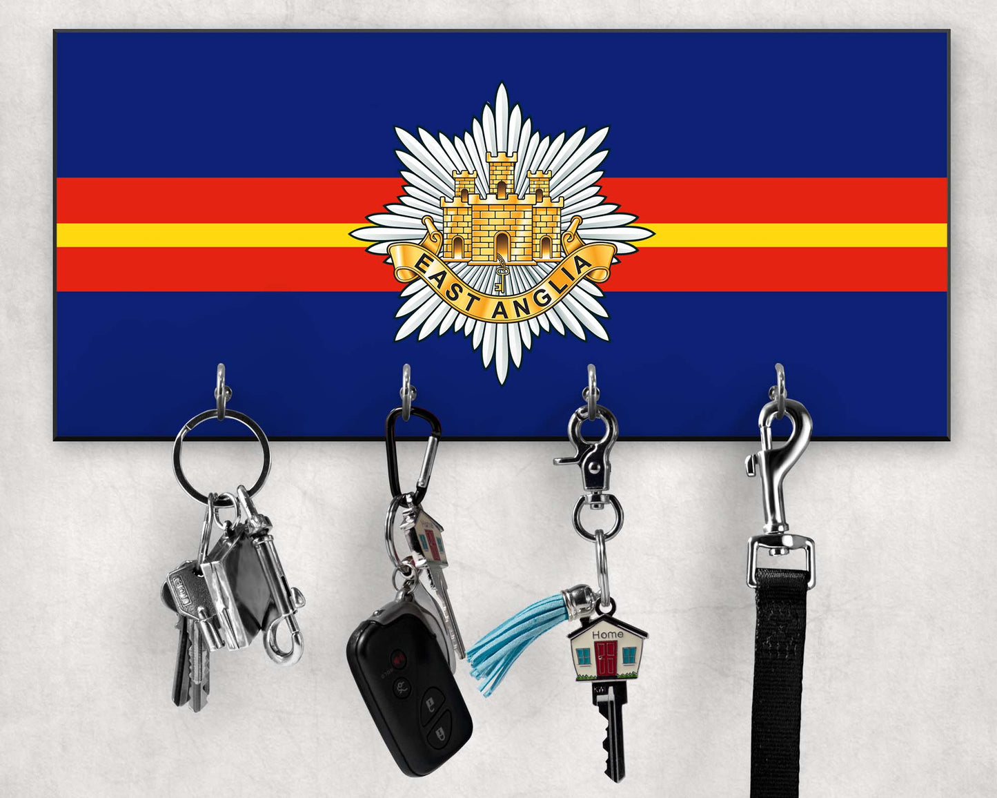 East Anglia Regiment - Wooden Key/Beret Hook