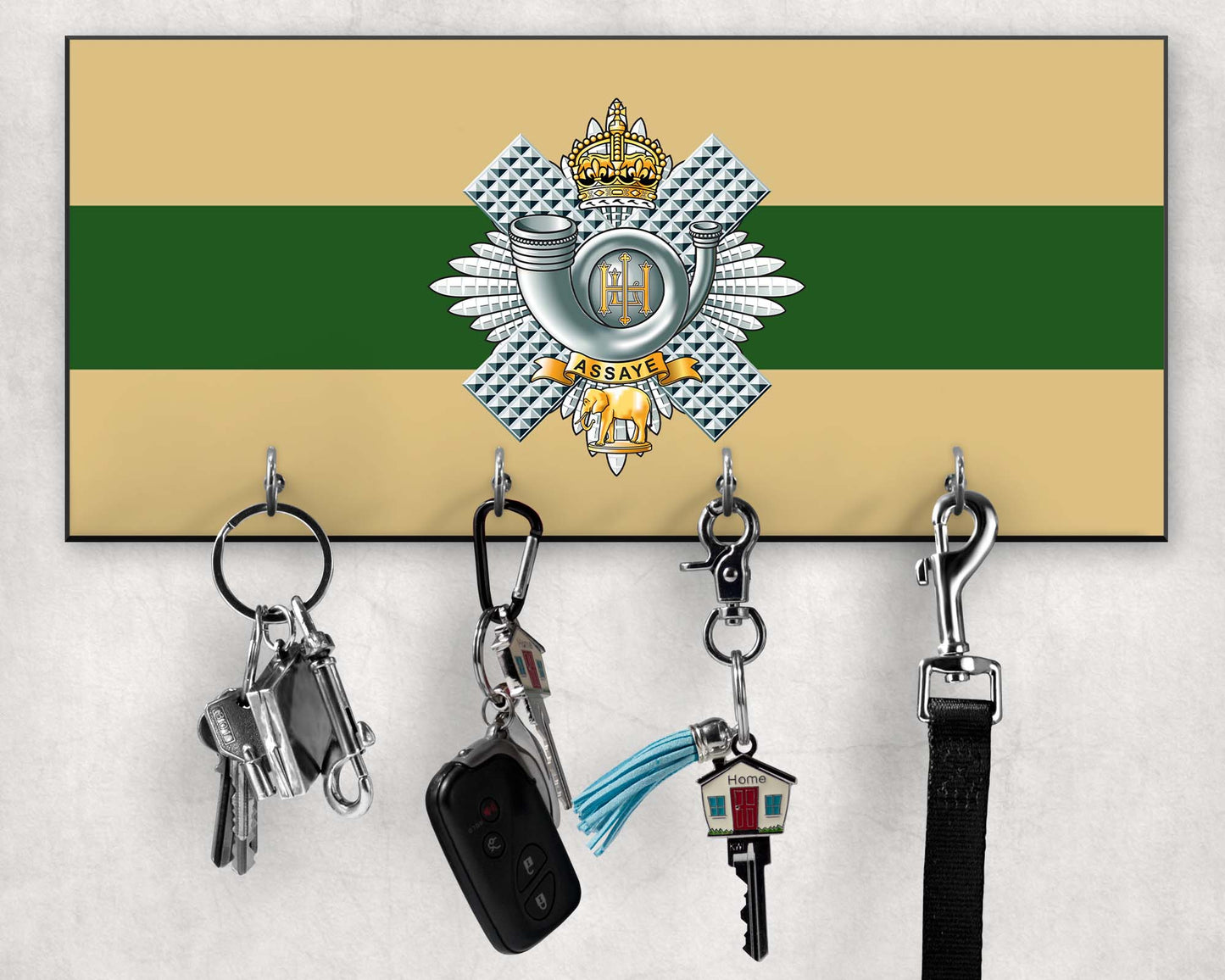 Highland Light Infantry - Wooden Key/Beret Hook