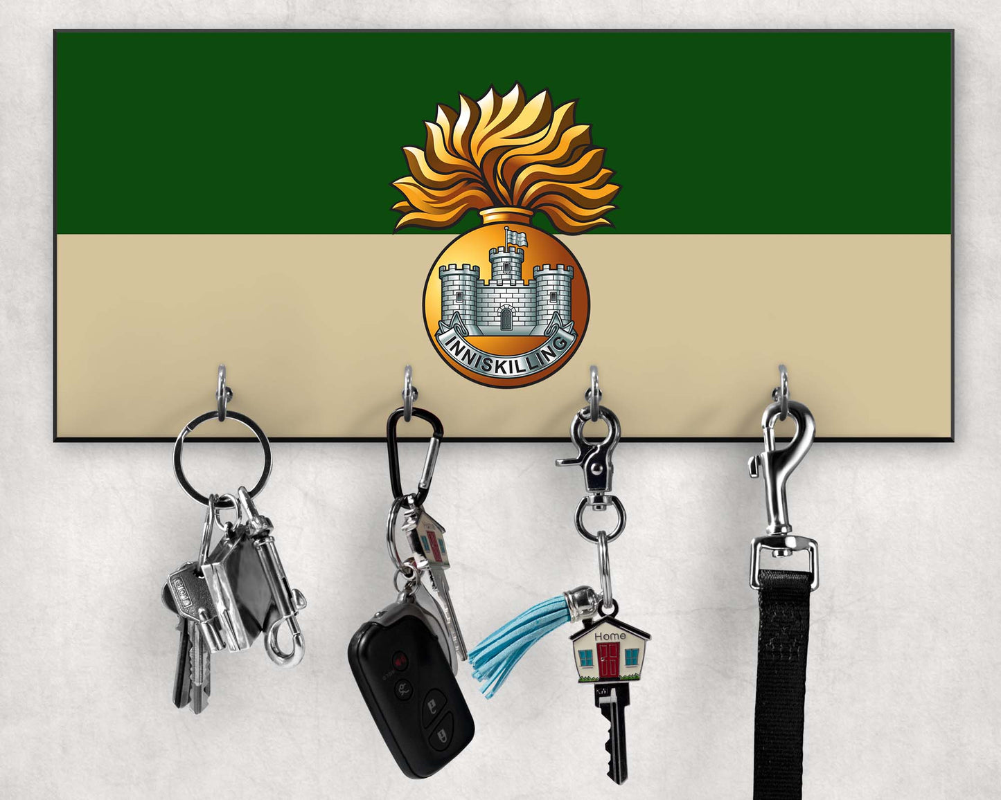 Royal Inniskilling Fusiliers - Wooden Key/Beret Hook