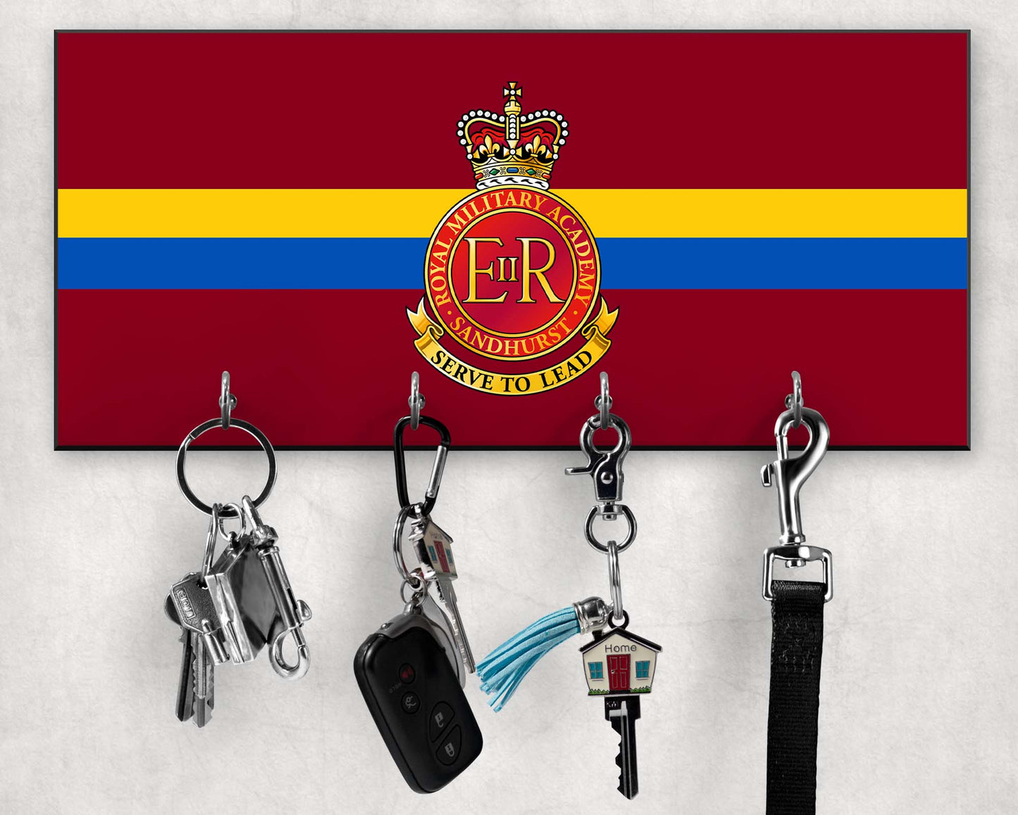 Royal Military Academy Sandhurst - Wooden Key/Beret Hook
