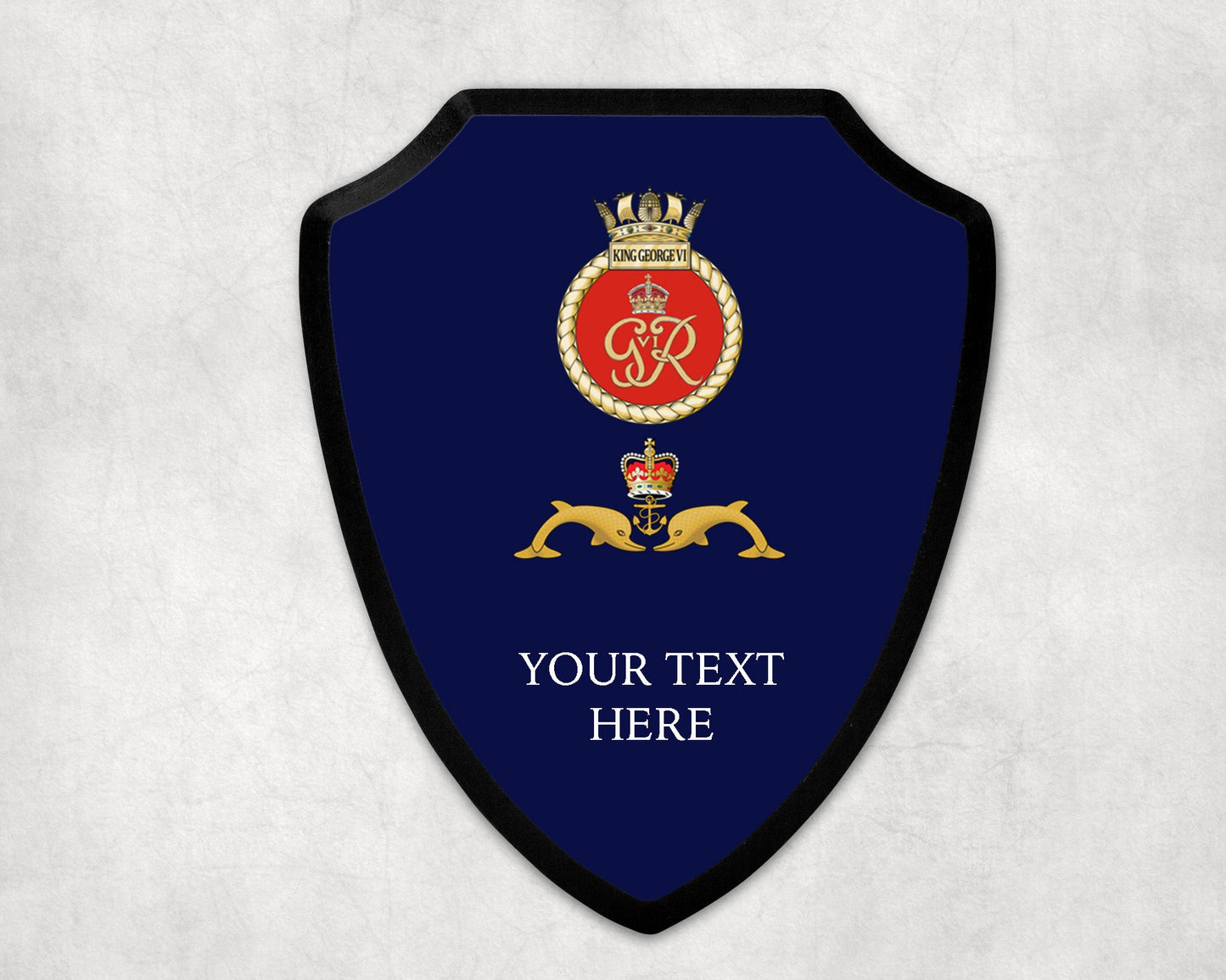 HMS King George VI - Royal Navy Printed Wall Shield