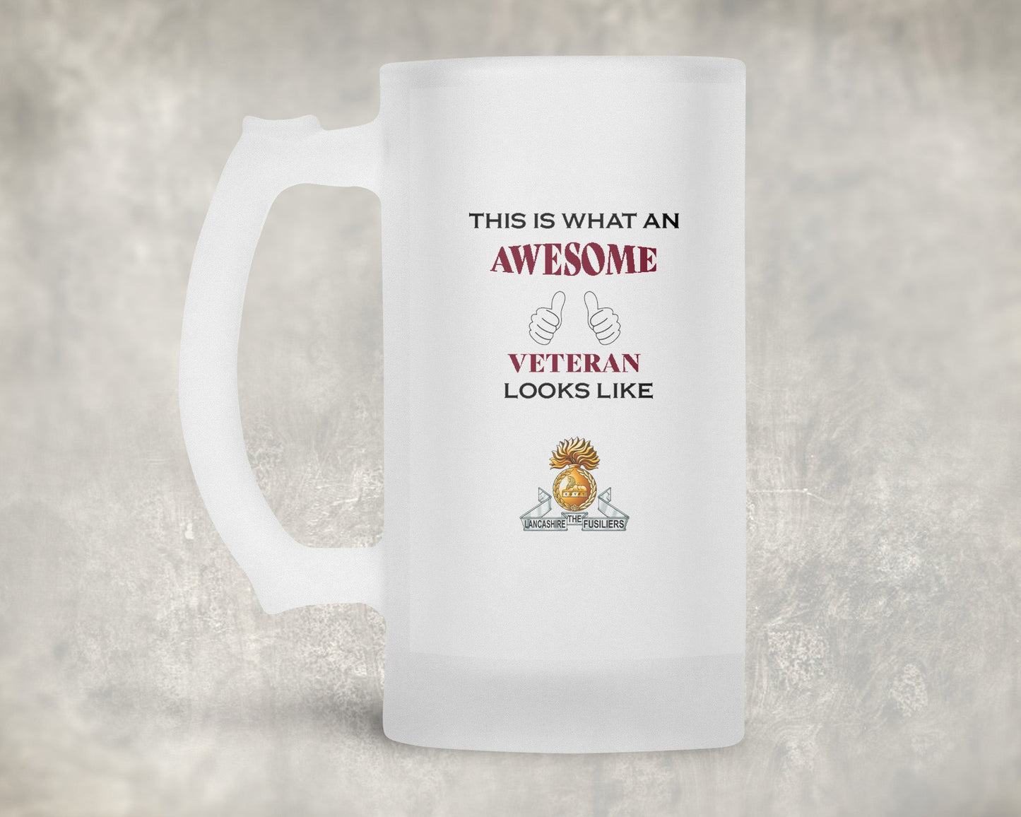 Lancashire Fusiliers - Veteran - Frosted Stein
