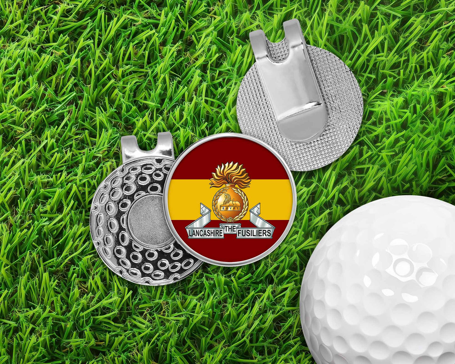 Lancashire Fusiliers - Golf Ball Marker Hat Clip
