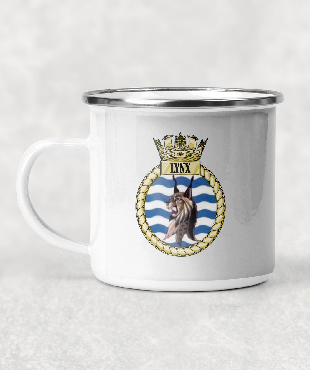 HMS Lynx - Enamel Mug