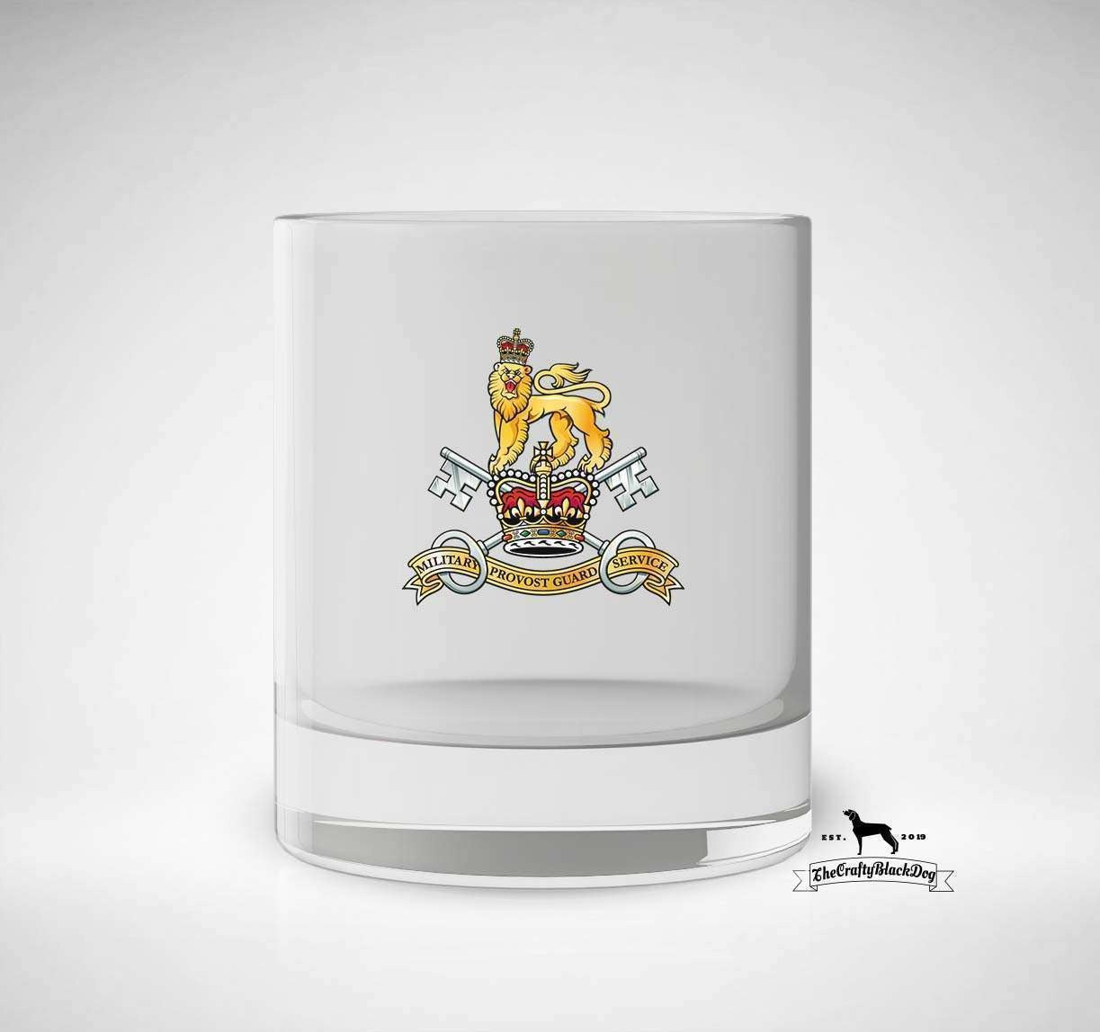 Military Provost Guard Service - Whiskey/Spirit Glass