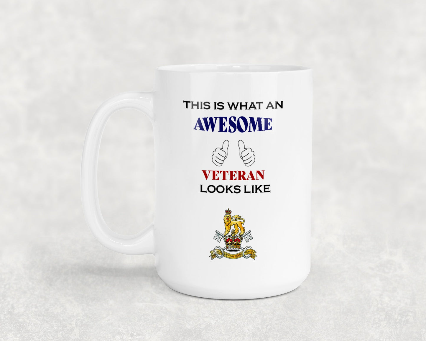 Military Provost Guard Service - Veteran - 15oz Mug