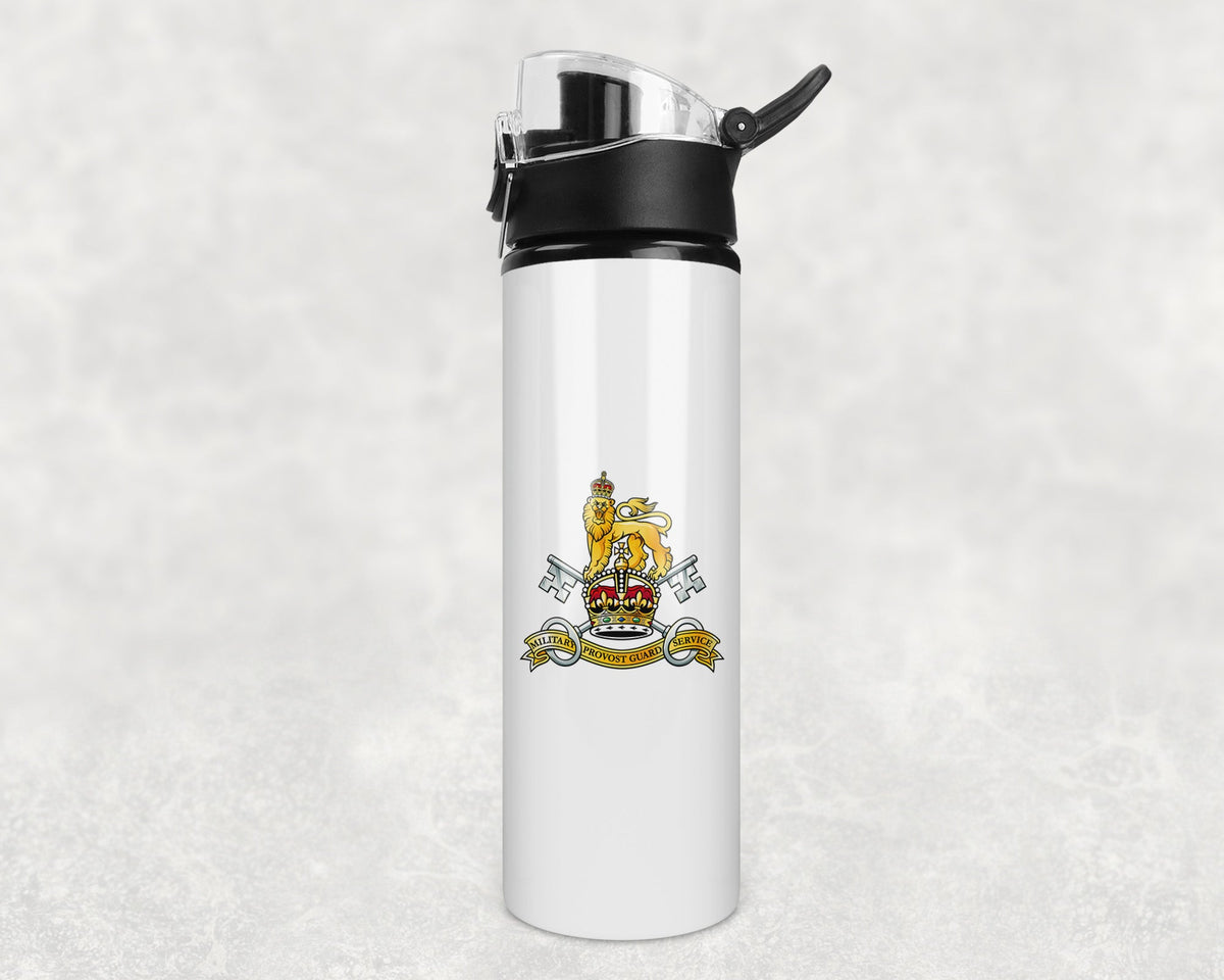 Military Provost Guard Service KC - Flip Top Water Bottle