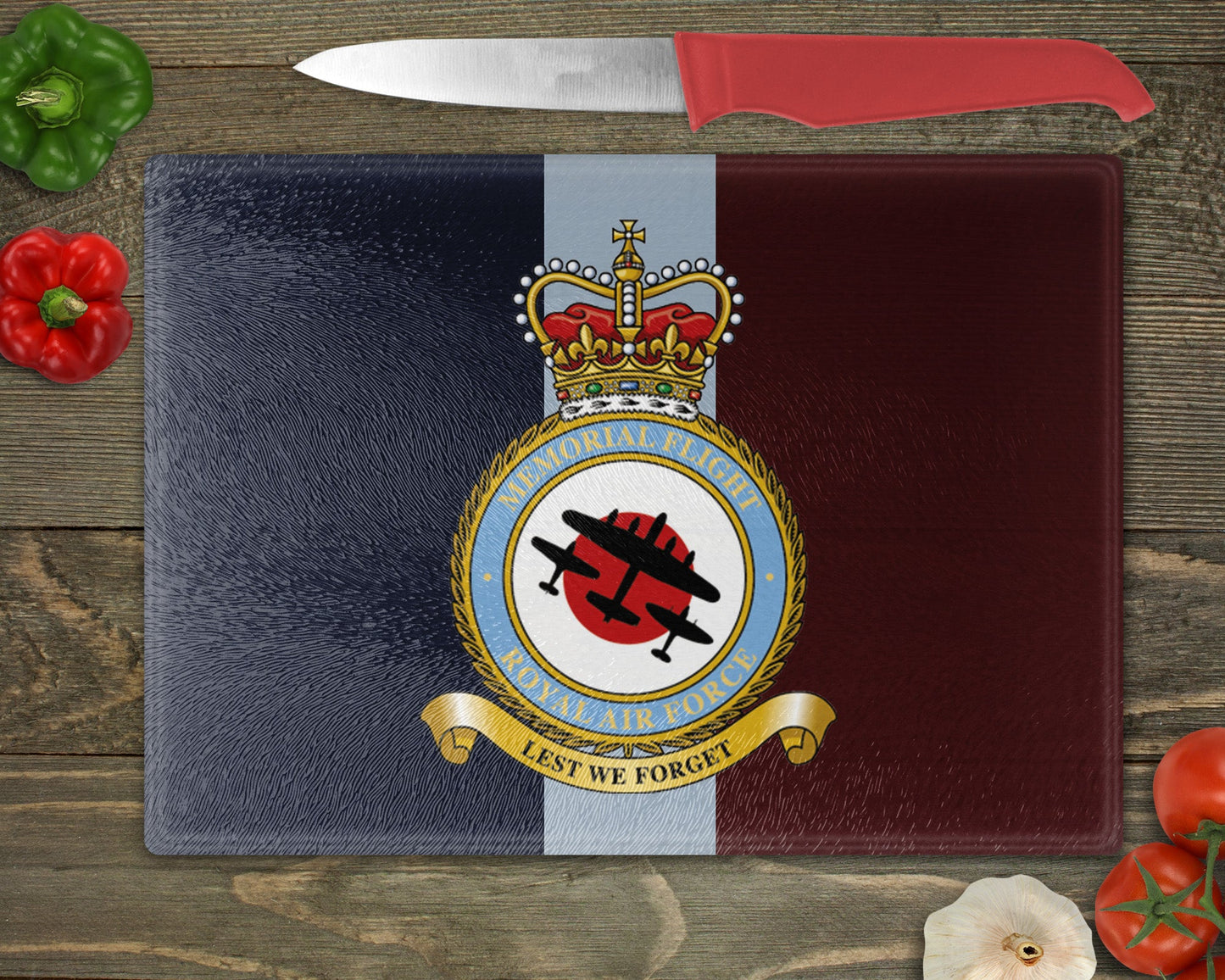 Memorial Flight Squadron RAF - Cutting Board