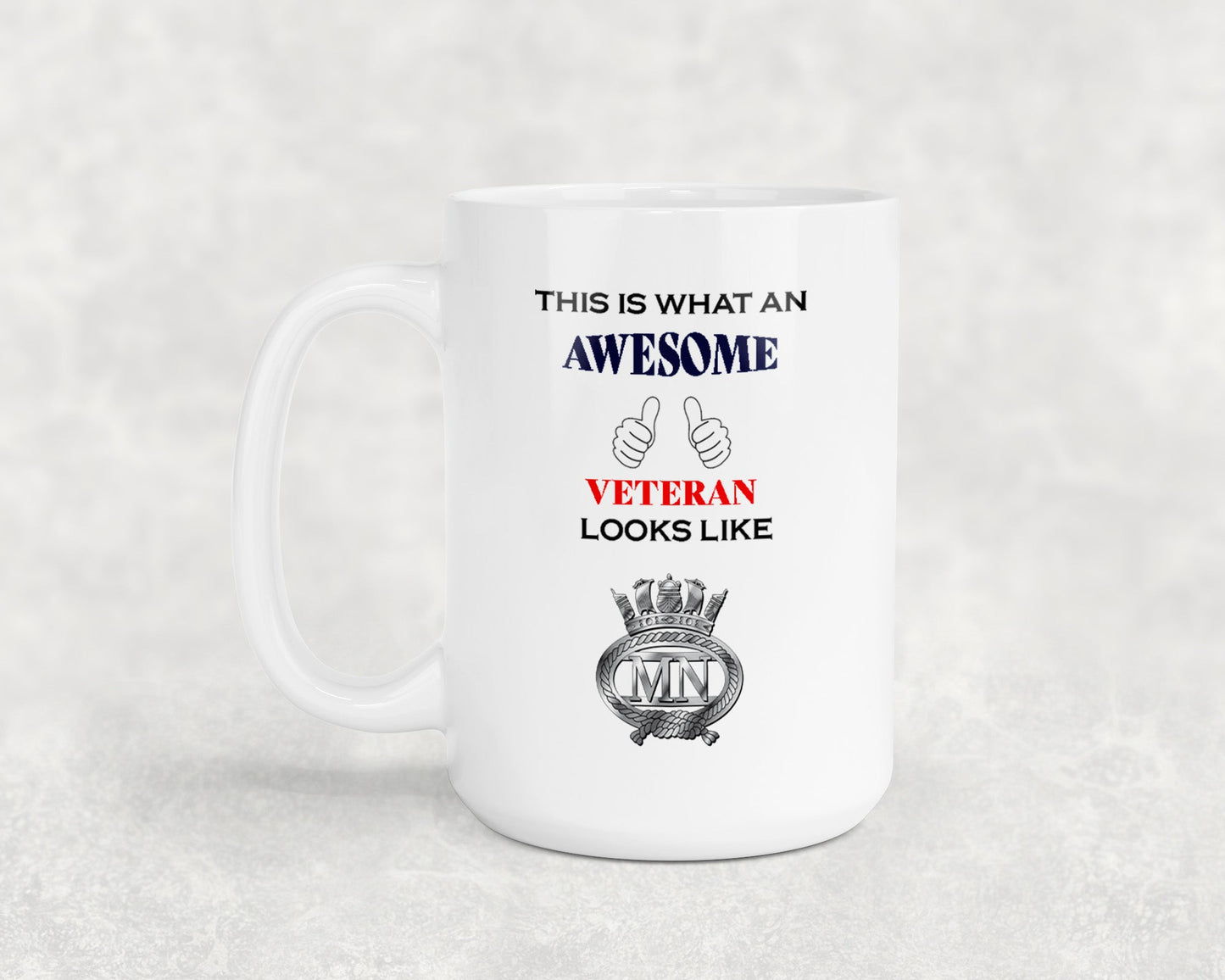 Merchant Navy - Veteran - 15oz Mug