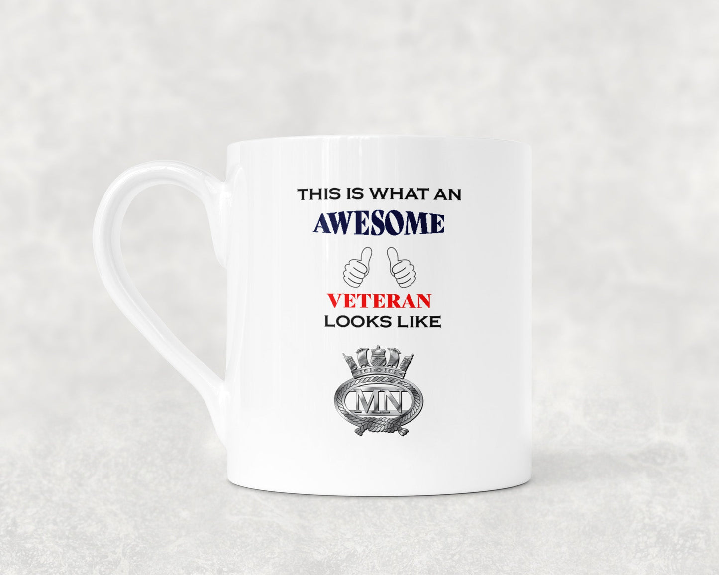 Merchant Navy - Veteran - Bone China Mug