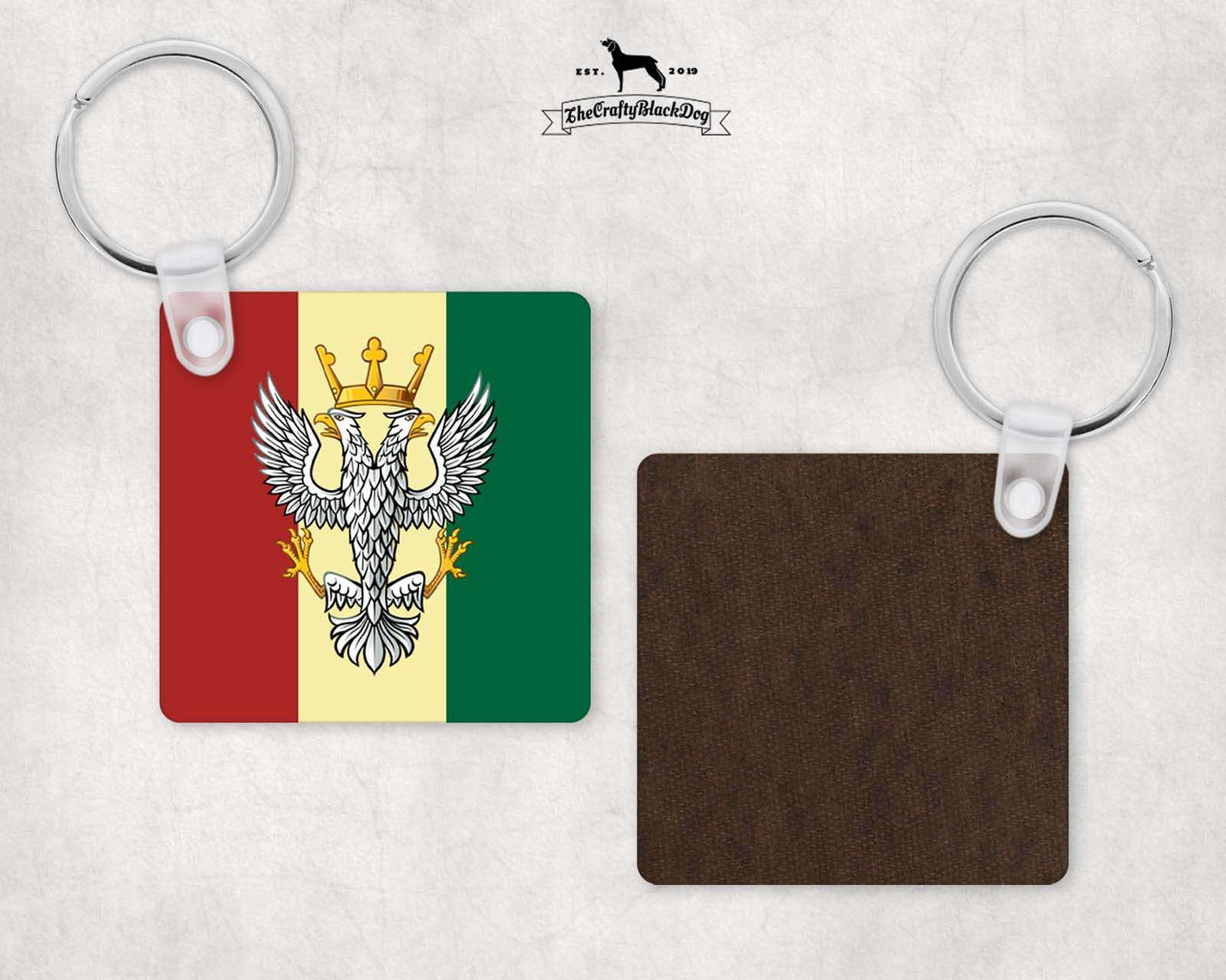 Mercian Regiment - Square Key Ring