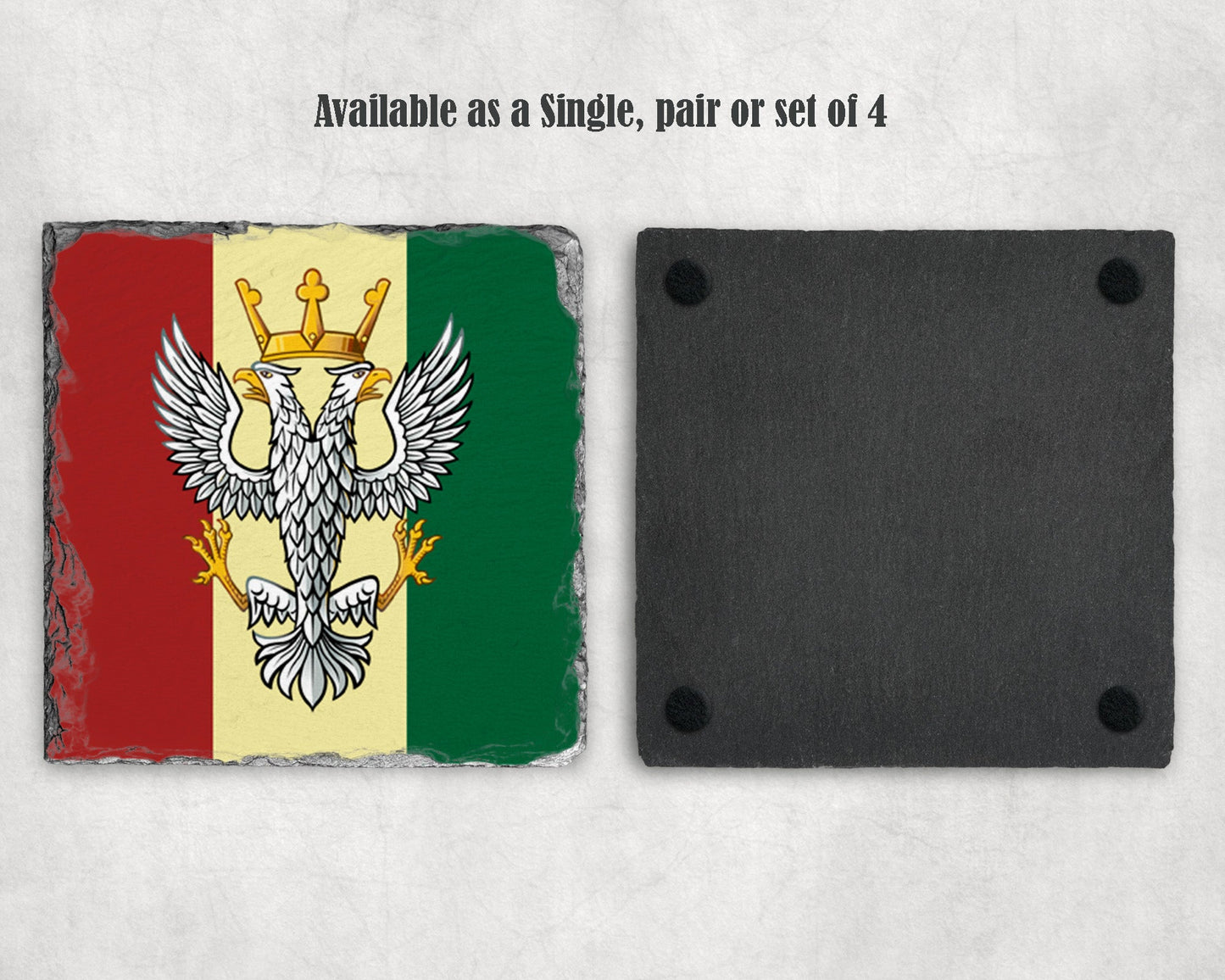 Mercian Regiment - Slate Coaster