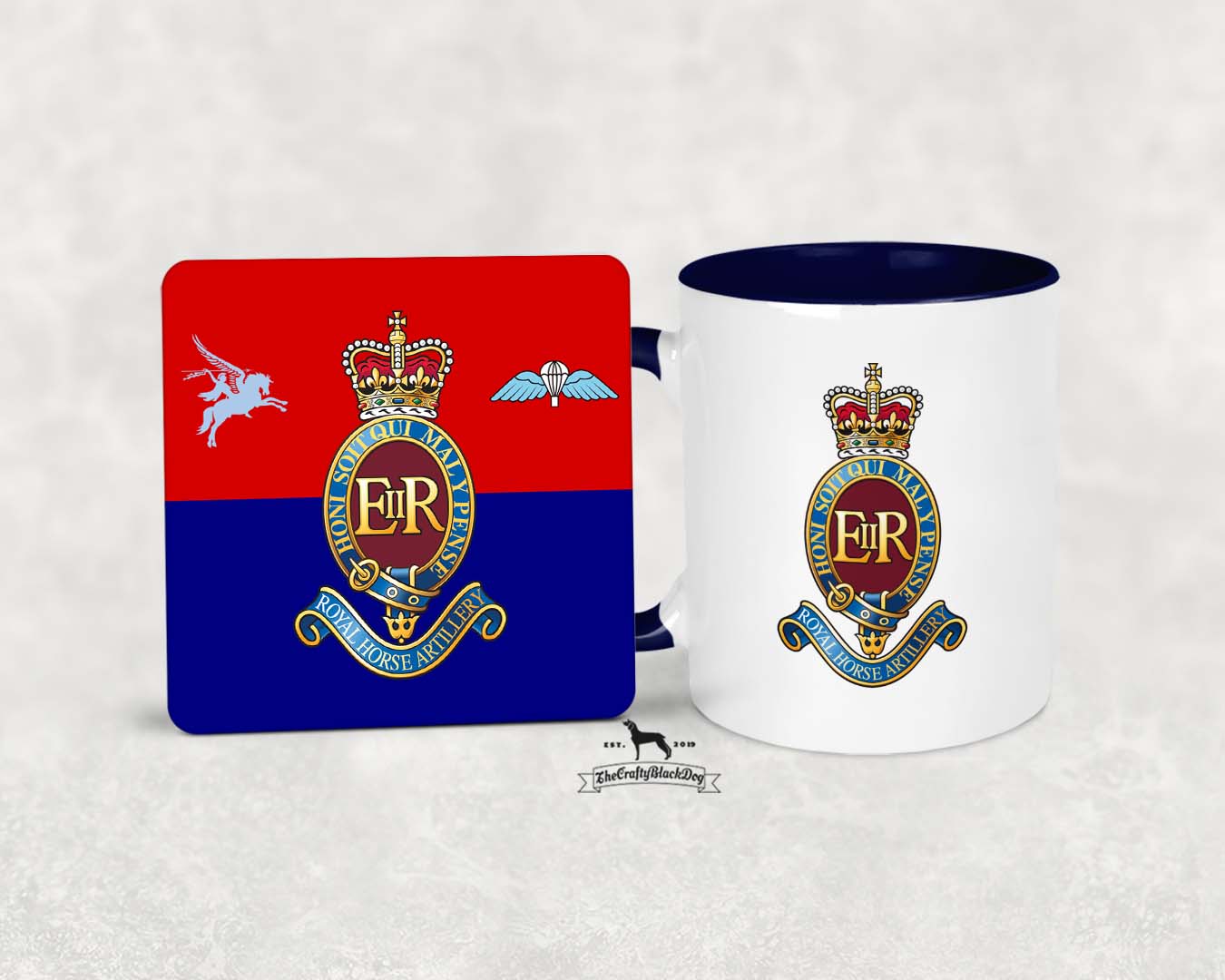 7 Para Royal Horse Artillery - MUG and COASTER SET