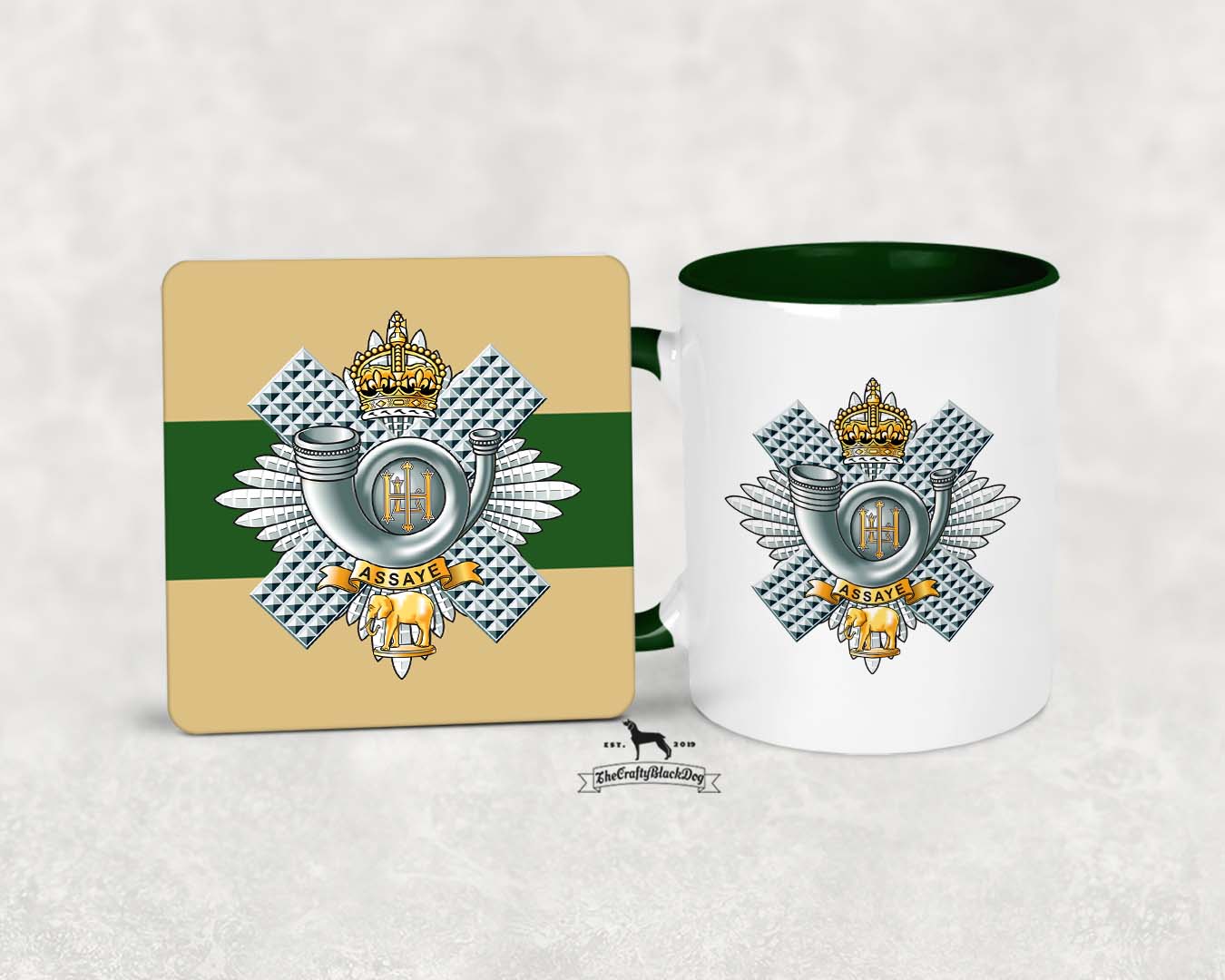 Highland Light Infantry - - MUG and COASTER SET