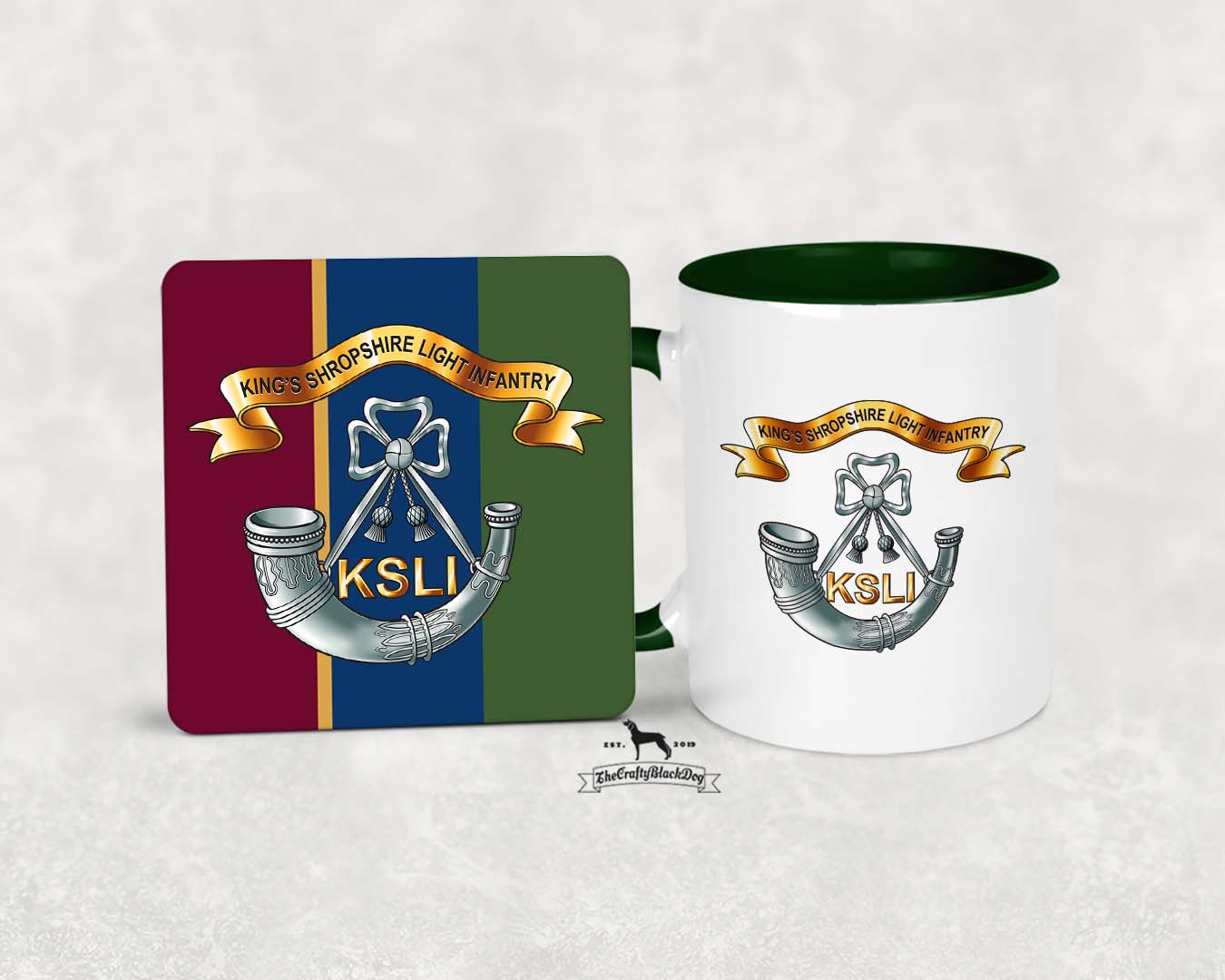 The King's Shropshire Light Infantry - Mug and Coaster Set