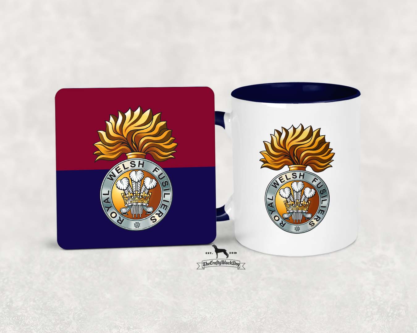 Royal Welsh Fusiliers - Mug and Coaster Set