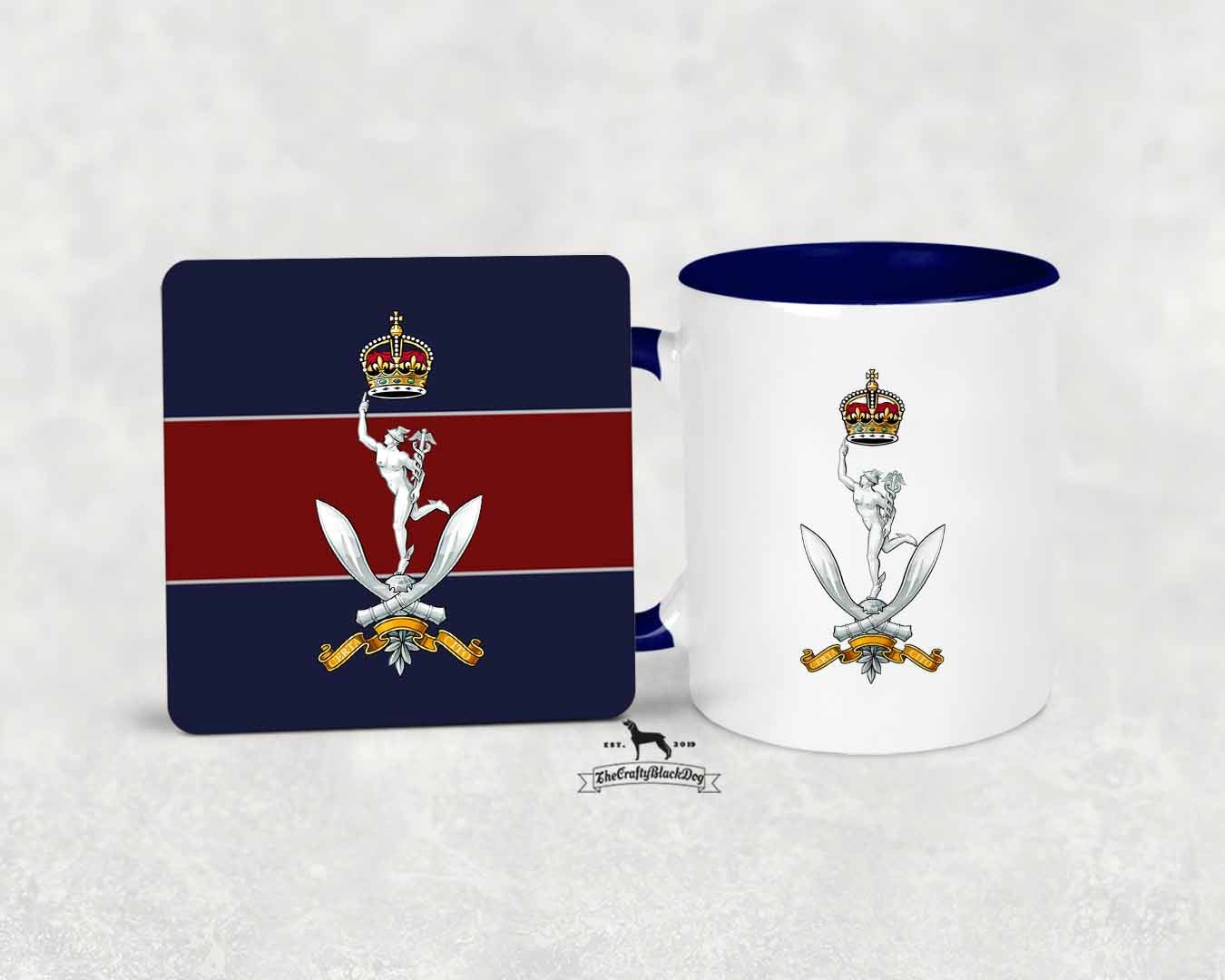 Queen's Gurkha Signals - MUG and COASTER SET KC