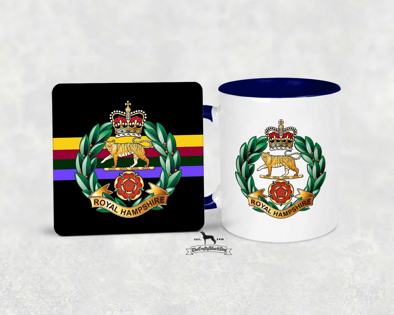 Royal Hampshire Regt - Mug and Coaster Set