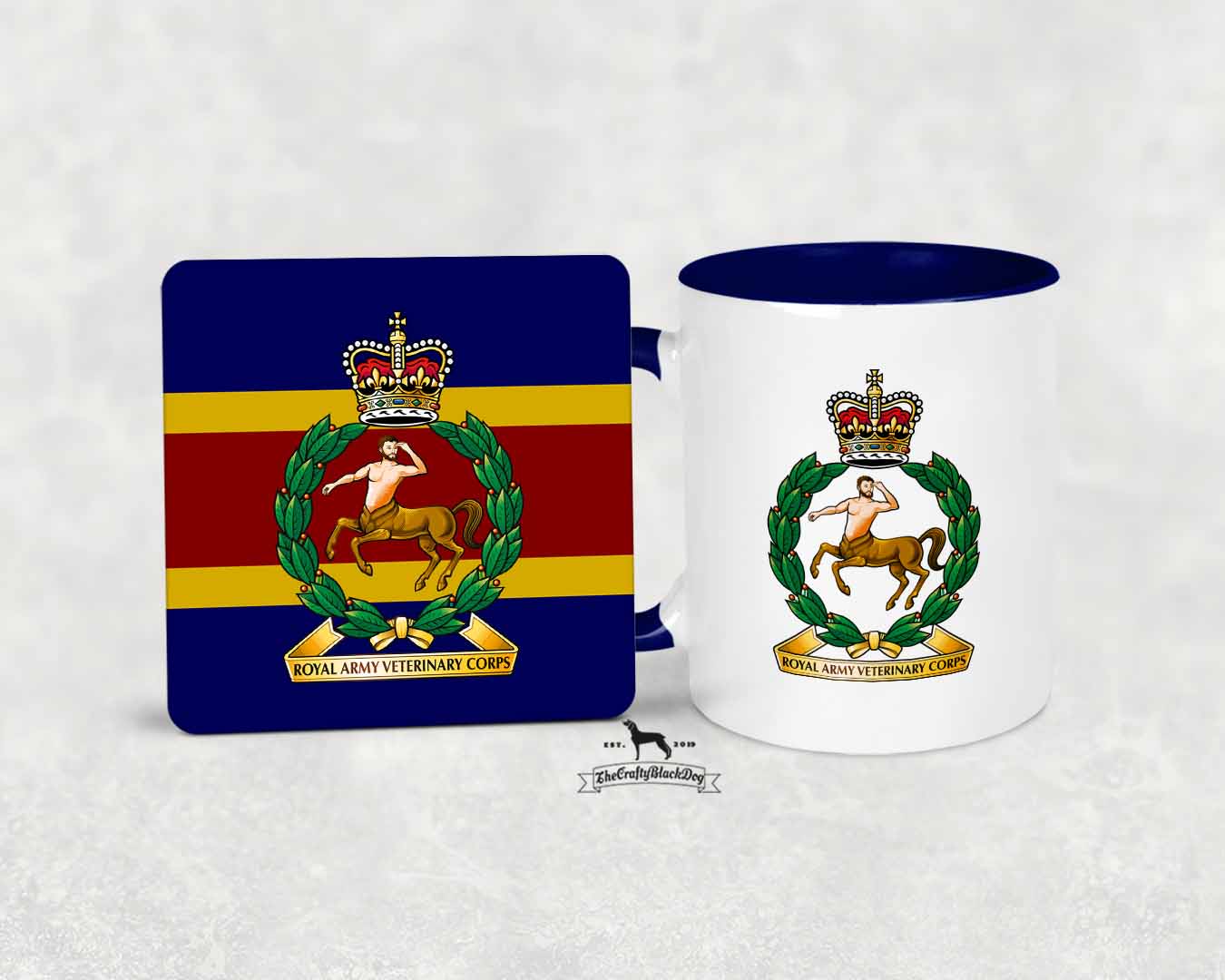 Royal Army Veterinary Corps - Mug and Coaster Set