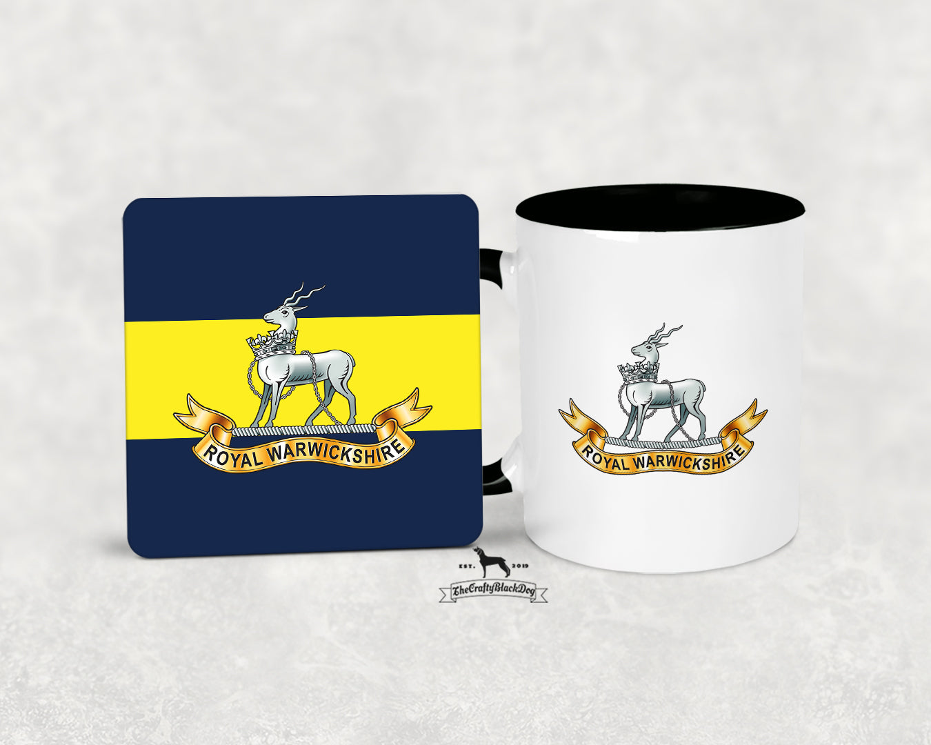 Royal Warwickshire Regiment - Mug and Coaster Set
