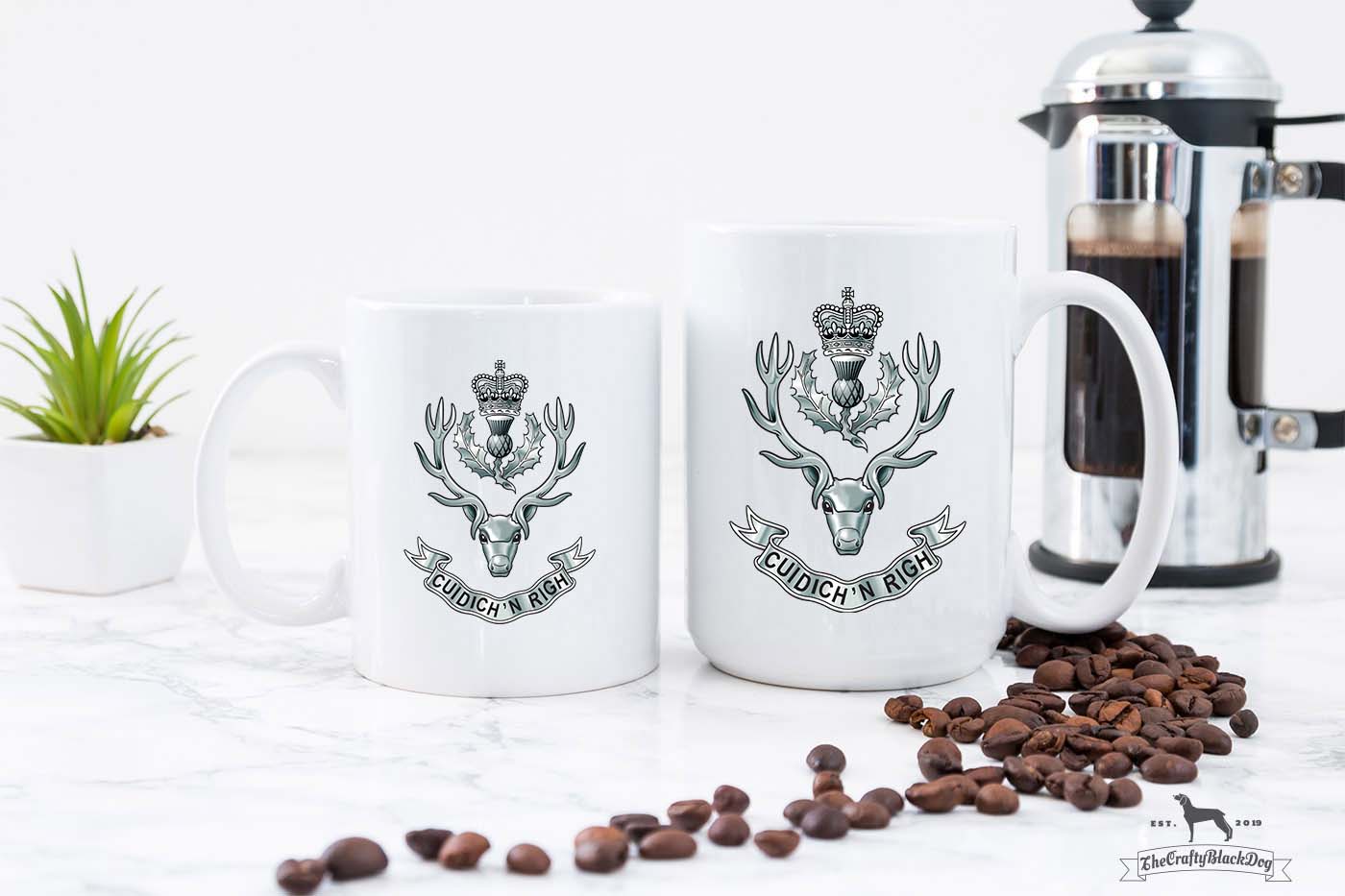 Queen's Own Highlanders (Seaforth and Camerons) - 11oz/15oz Mug
