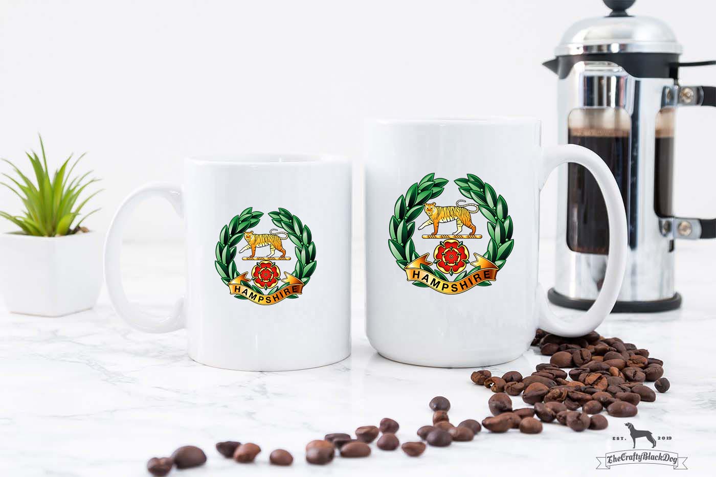 Hampshire Regt - 11oz/15oz Mug