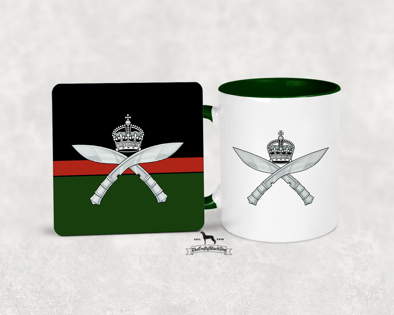 Royal Gurkha Rifles - MUG & COASTER SET