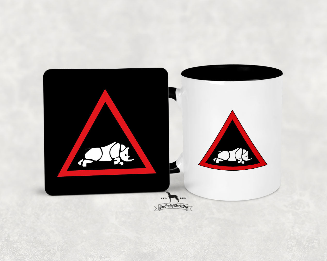 1st (United Kingdom) Division - Mug And Coaster