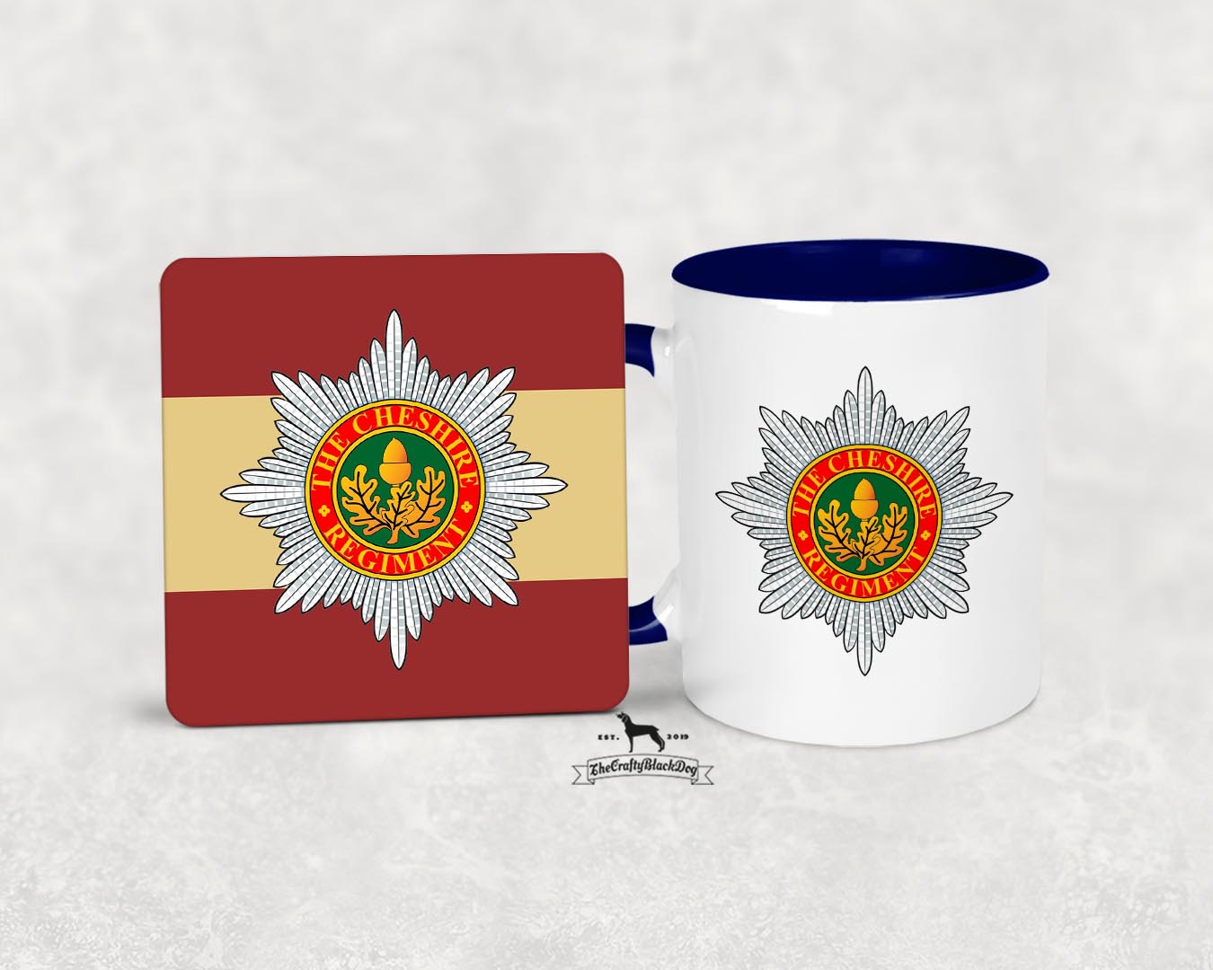 Cheshire Regiment - Mug And Coaster