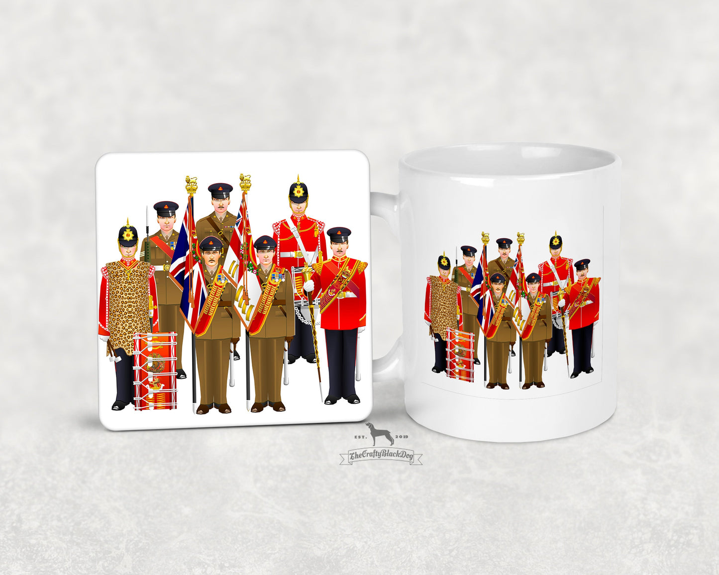Duke of Wellington Regiment - Uniform Mug and Coaster