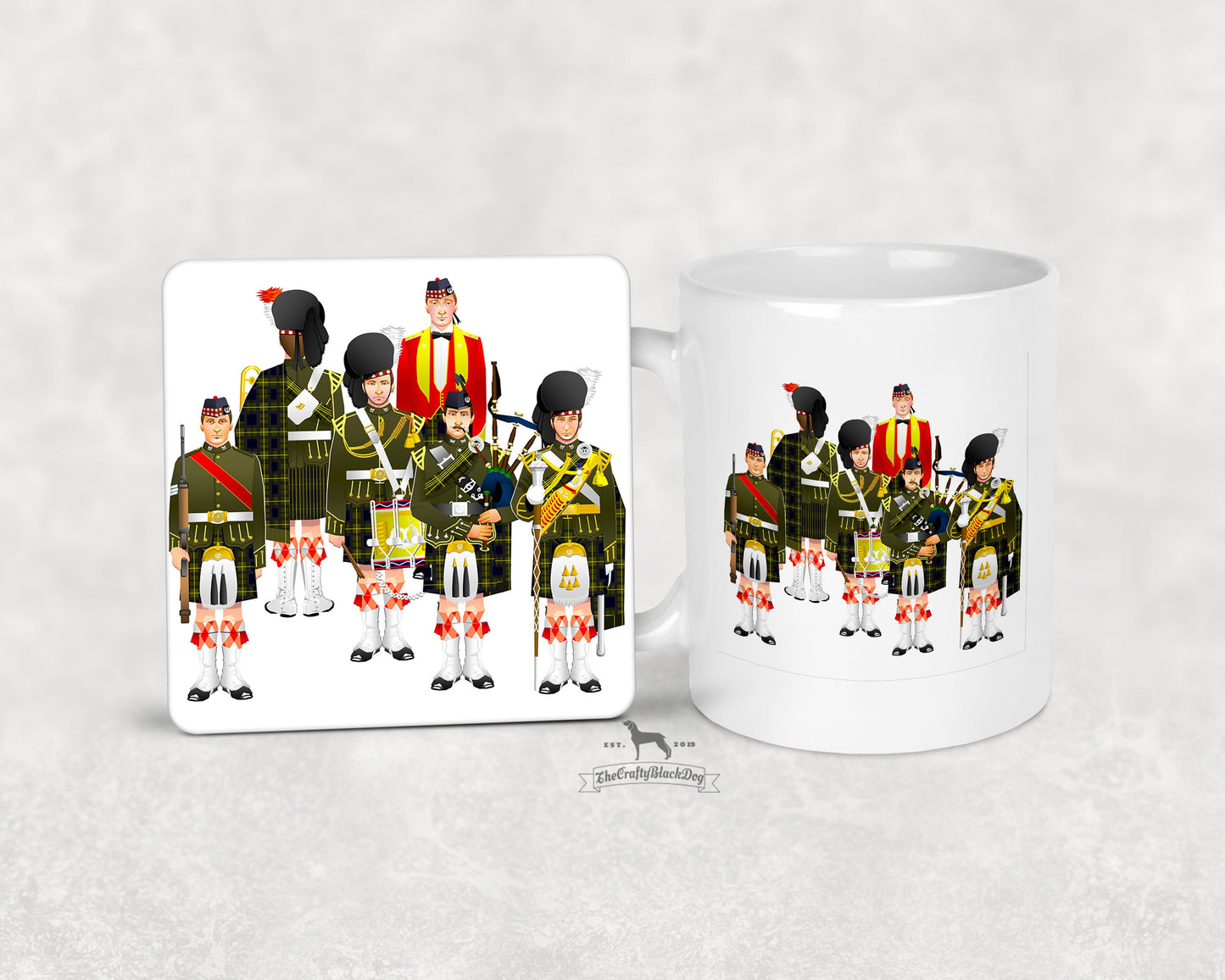 Gloucestershire Regiment - Uniform Mug and Coaster