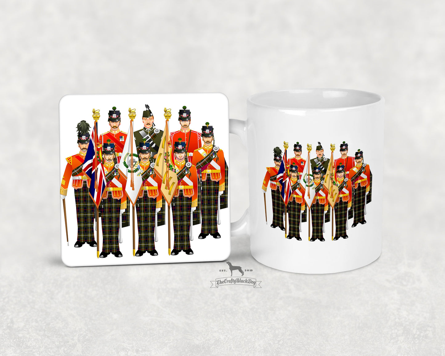 Highland Light Infantry - Uniform Mug and Coaster