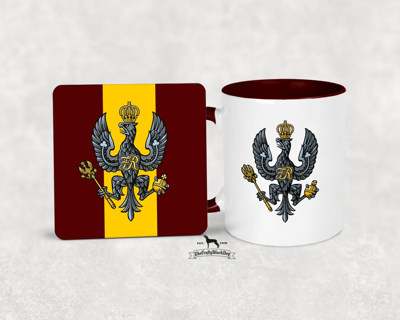 King's Royal Hussars - Mug And Coaster