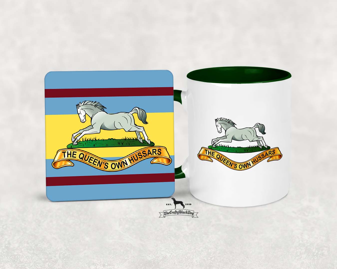 Queen's Own Hussars - Mug And Coaster