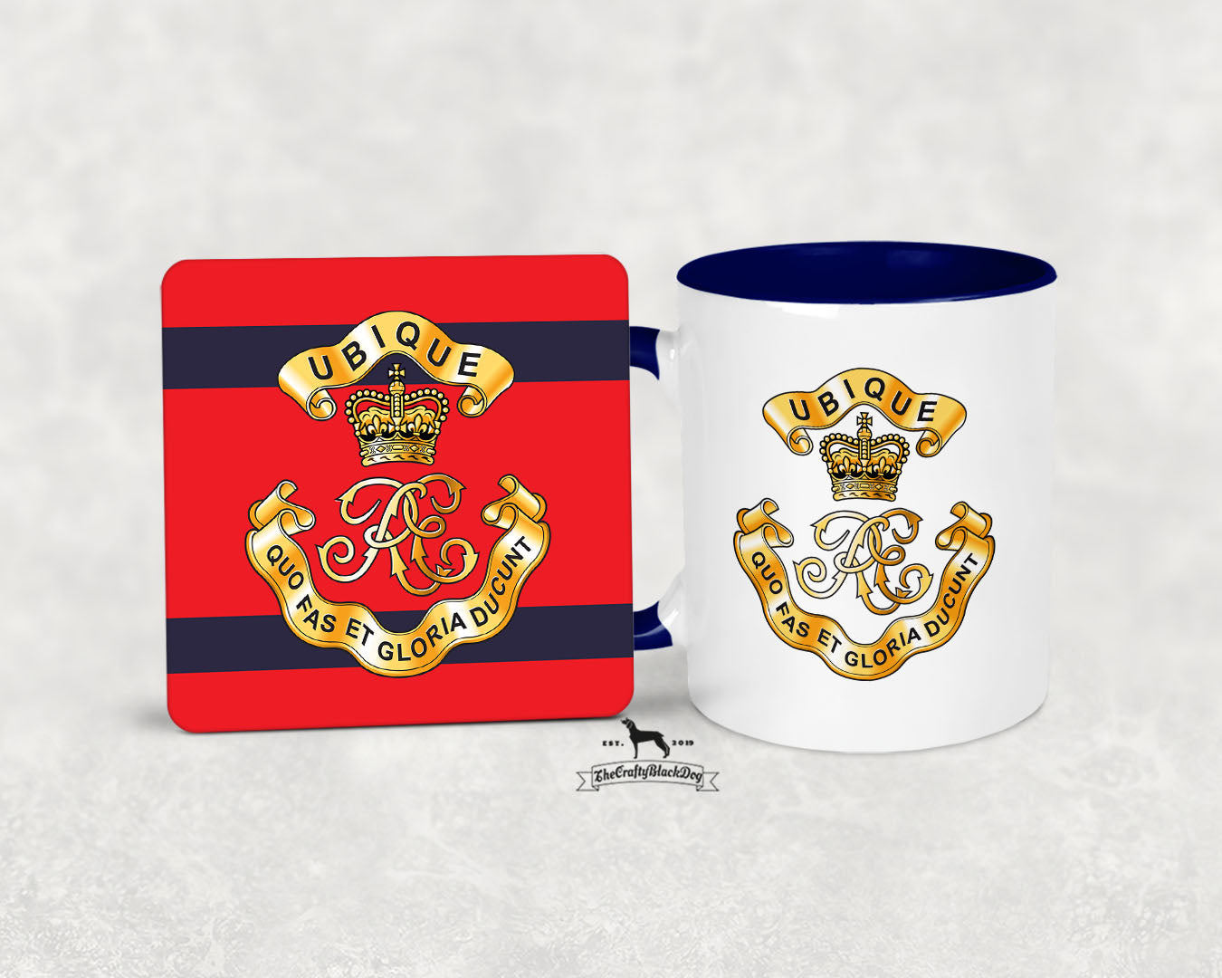 Royal Engineers Cypher - Mug And Coaster
