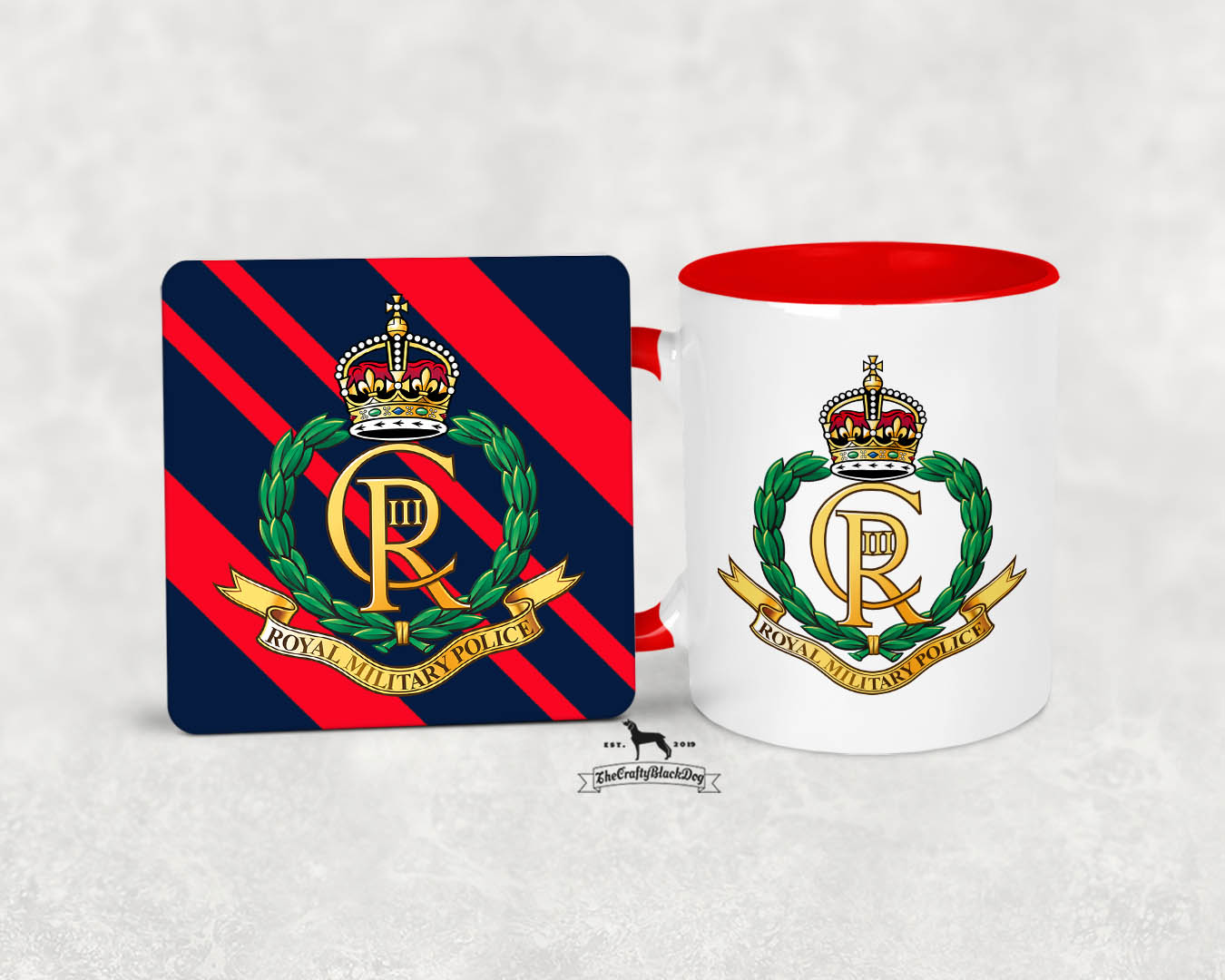 Royal Military Police KC - MUG and COASTER SET