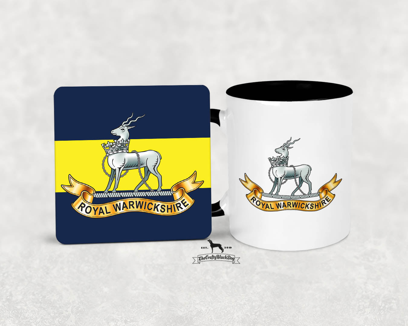 Royal Warwickshire Regiment - Mug And Coaster